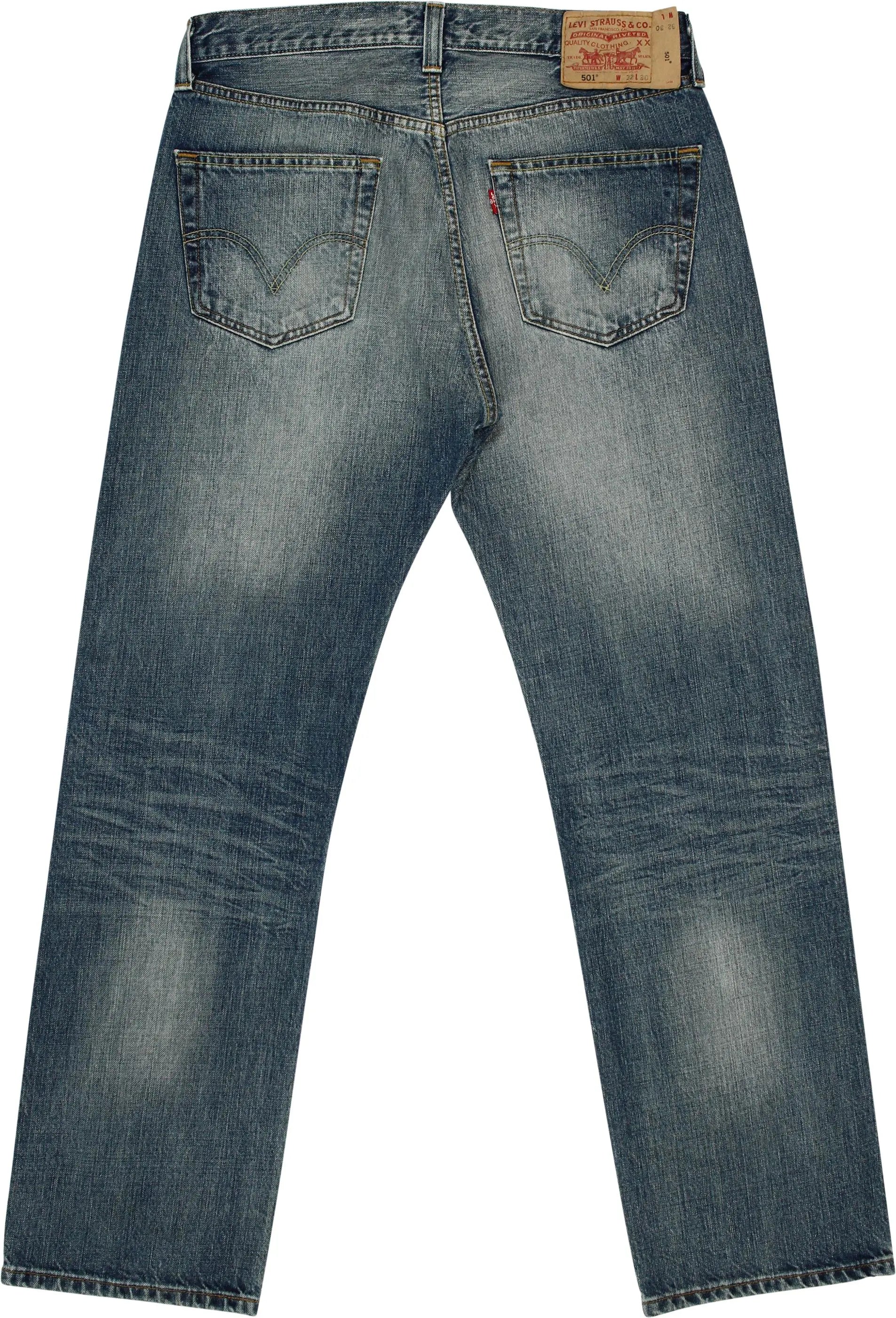 Levi's - Levi's 501 Ripped Jeans- ThriftTale.com - Vintage and second handclothing