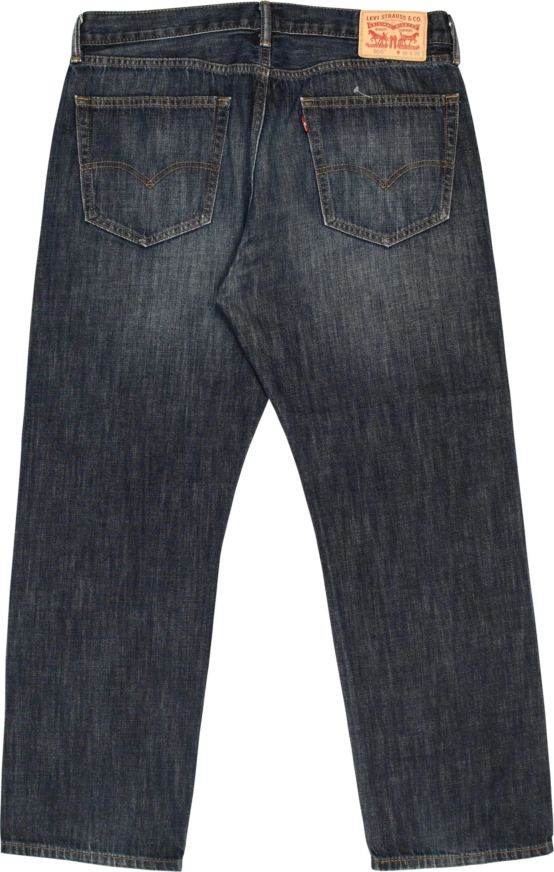 Levi's - Levi's 505 Regular Fit Jeans- ThriftTale.com - Vintage and second handclothing