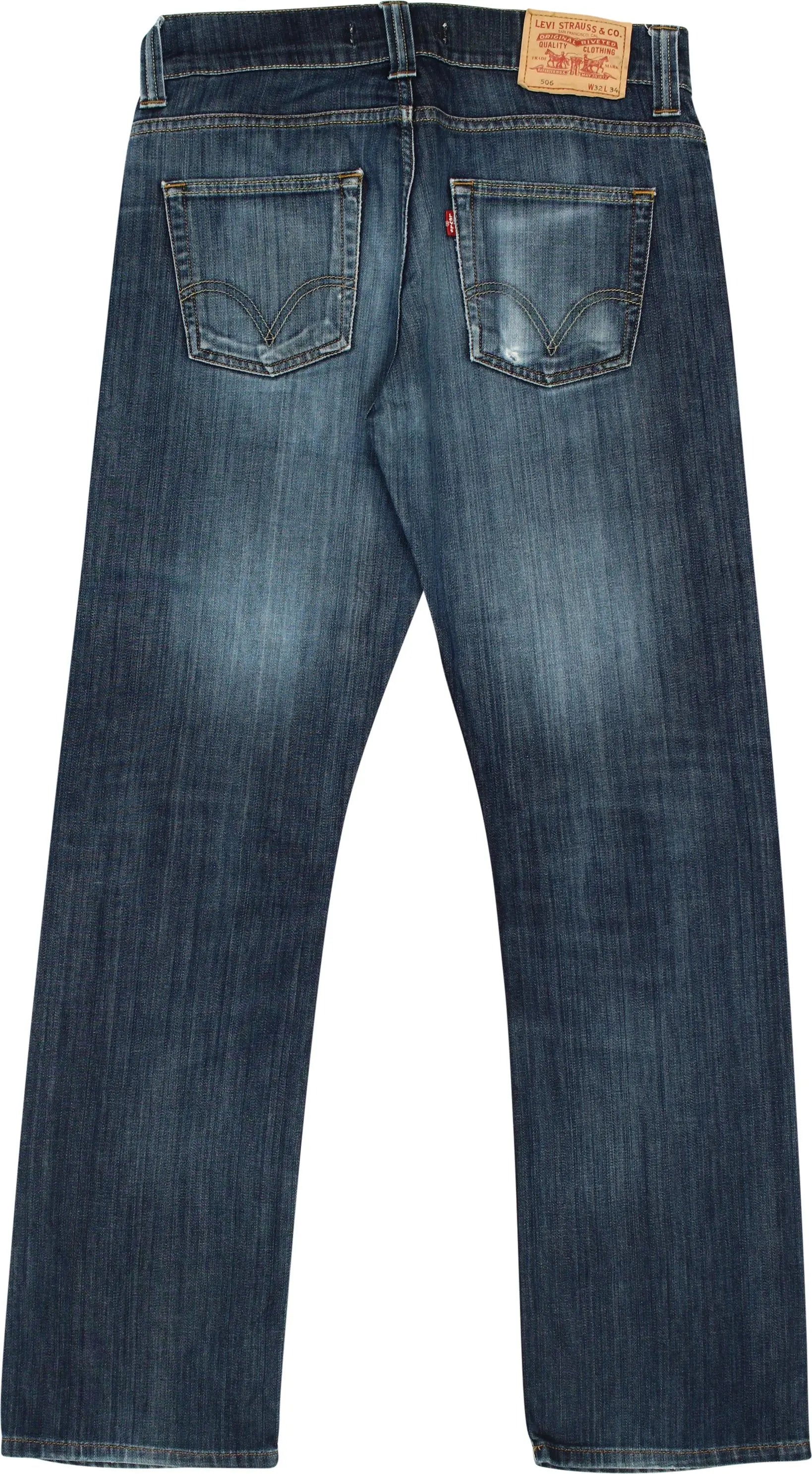 Levi's - Levi's 506 Regular Fit Jeans- ThriftTale.com - Vintage and second handclothing