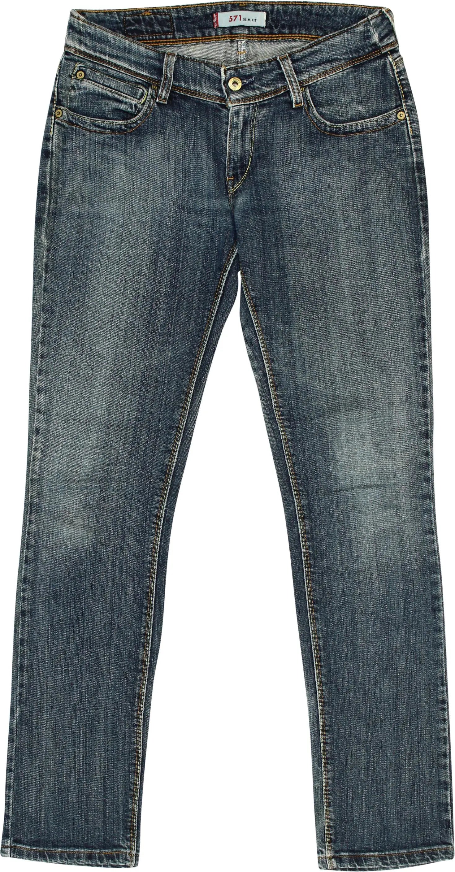 Levi's - Levi's 571 Low Waist Slim Fit Jeans- ThriftTale.com - Vintage and second handclothing