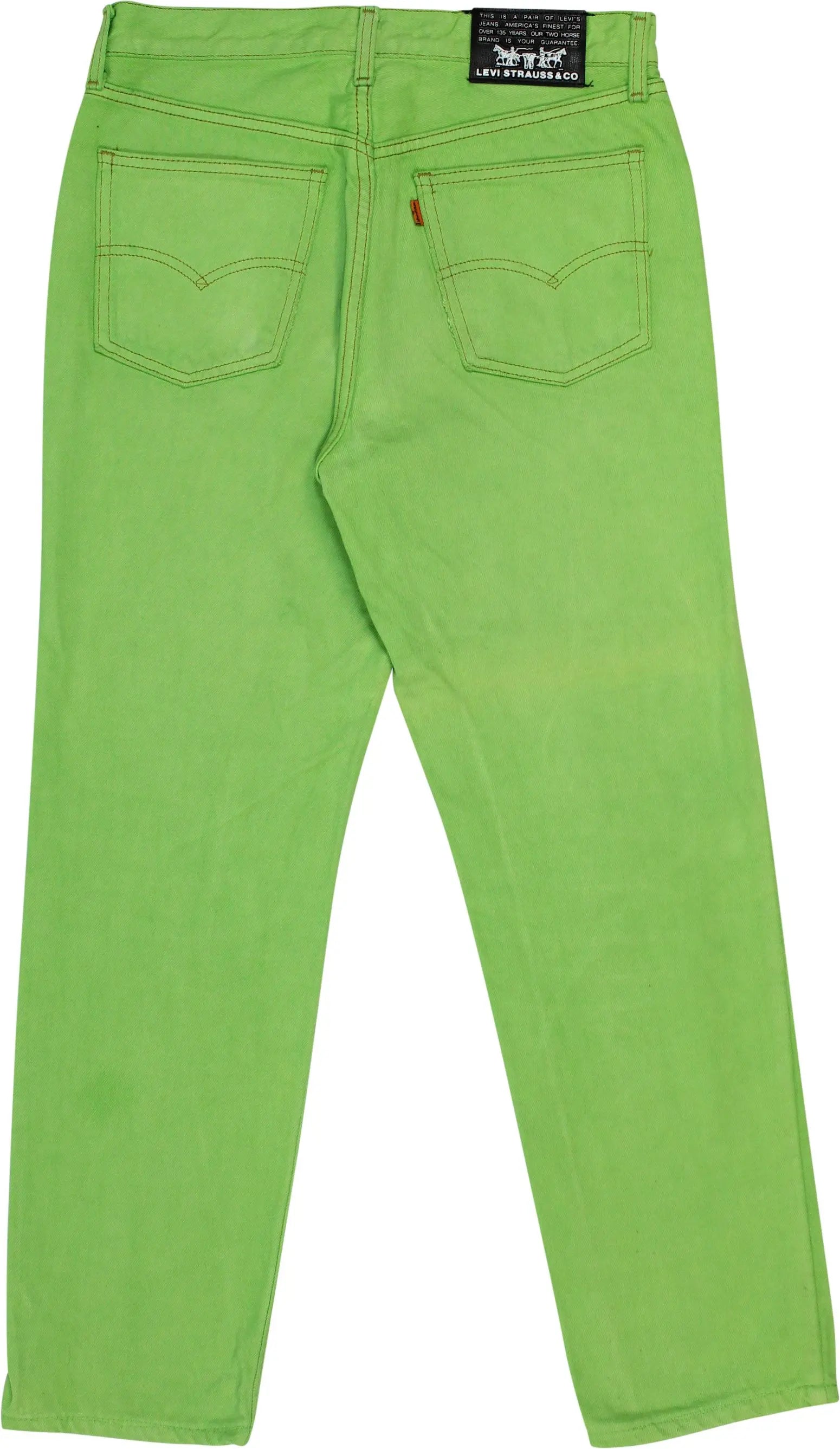 Levi's - Levi's 631 Green Jeans- ThriftTale.com - Vintage and second handclothing