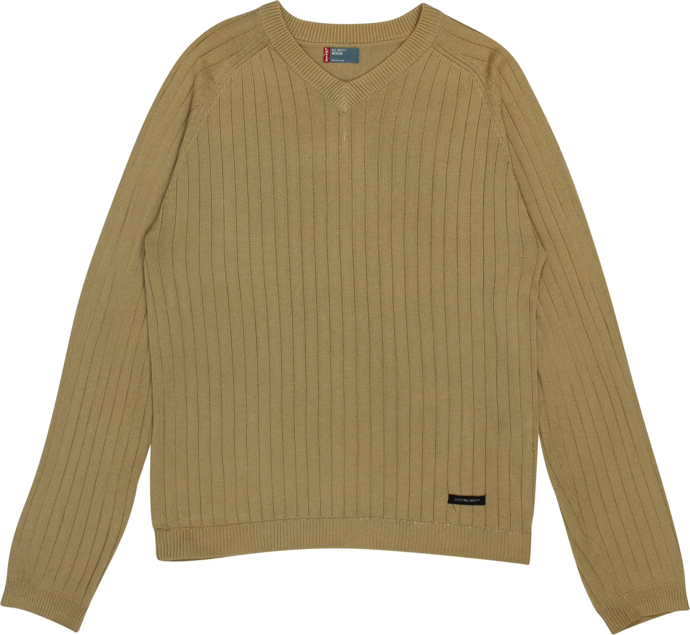Levi's - Levi's Knitted V-Neck Sweater- ThriftTale.com - Vintage and second handclothing