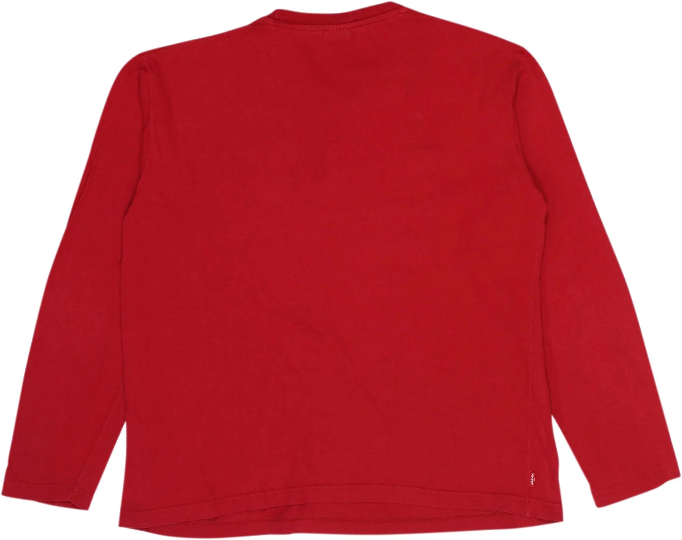 Levi's - Red Long Sleeve T-shirt by Levi's- ThriftTale.com - Vintage and second handclothing