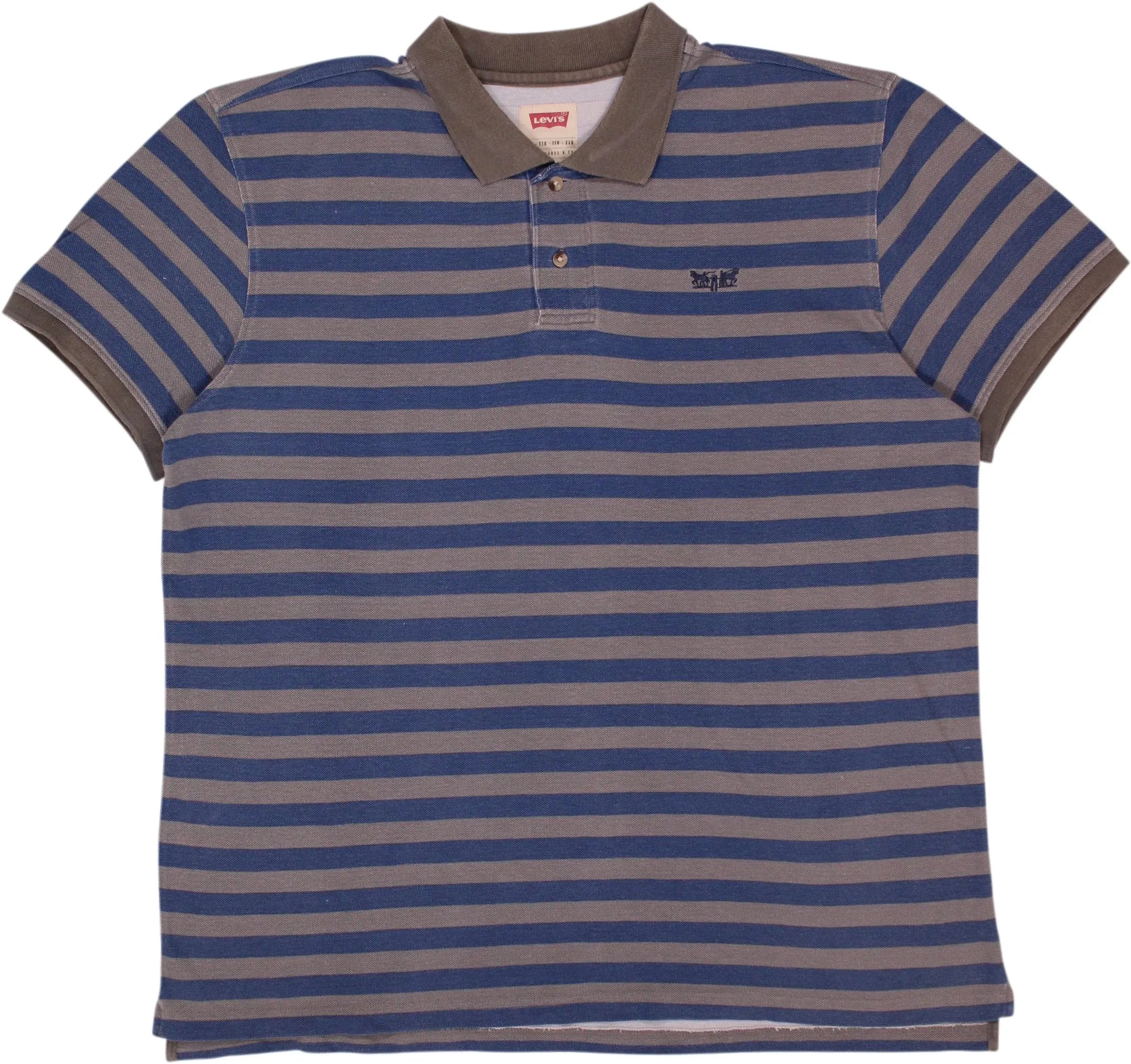 Levi's - Striped Polo Shirt by Levi's- ThriftTale.com - Vintage and second handclothing