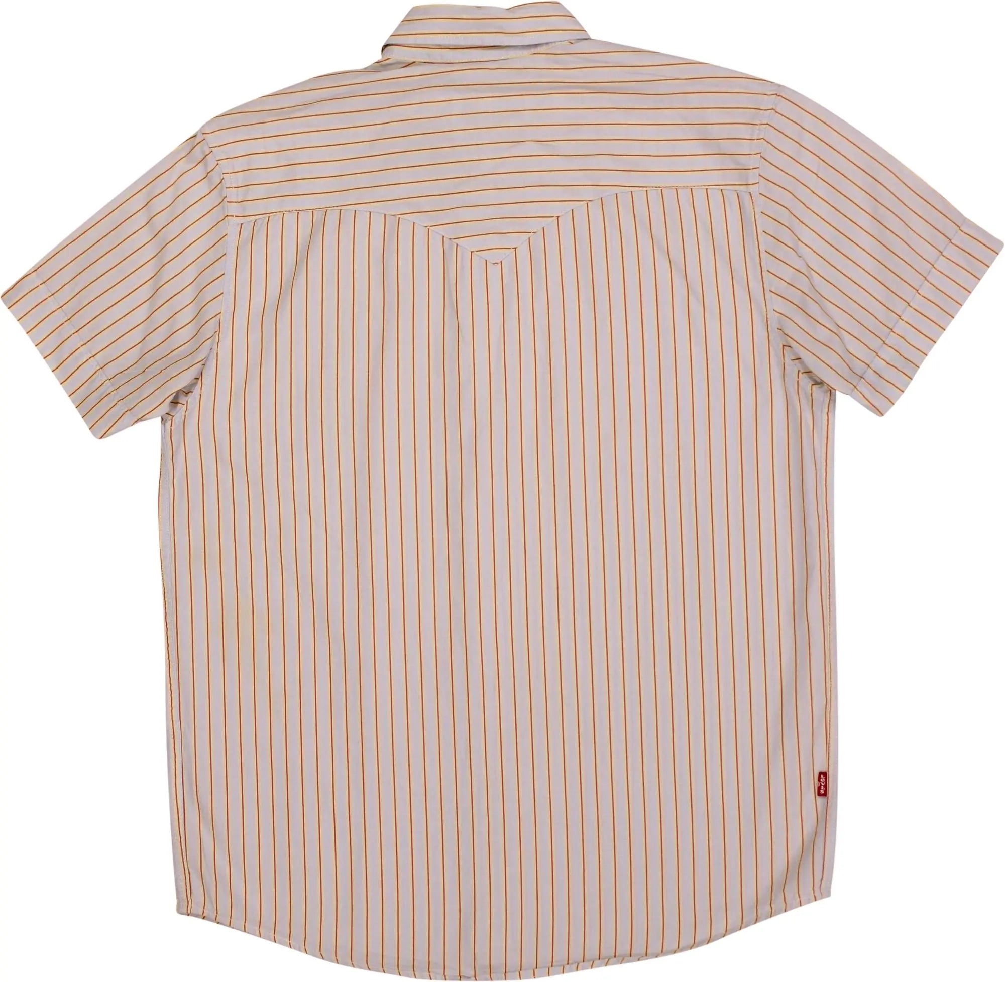 Levi's - Striped Short Sleeve Shirt by Levi's- ThriftTale.com - Vintage and second handclothing