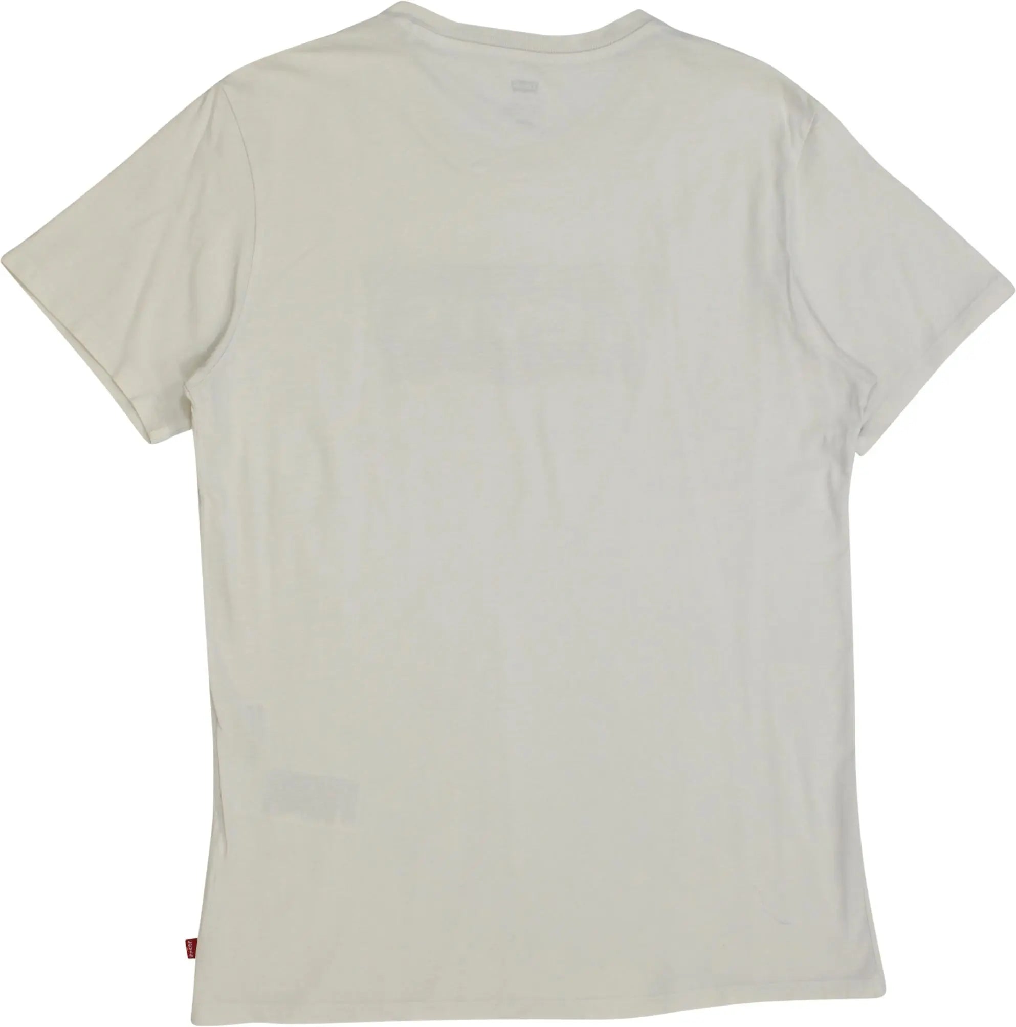 Levi's - White T-shirt by Levi's- ThriftTale.com - Vintage and second handclothing