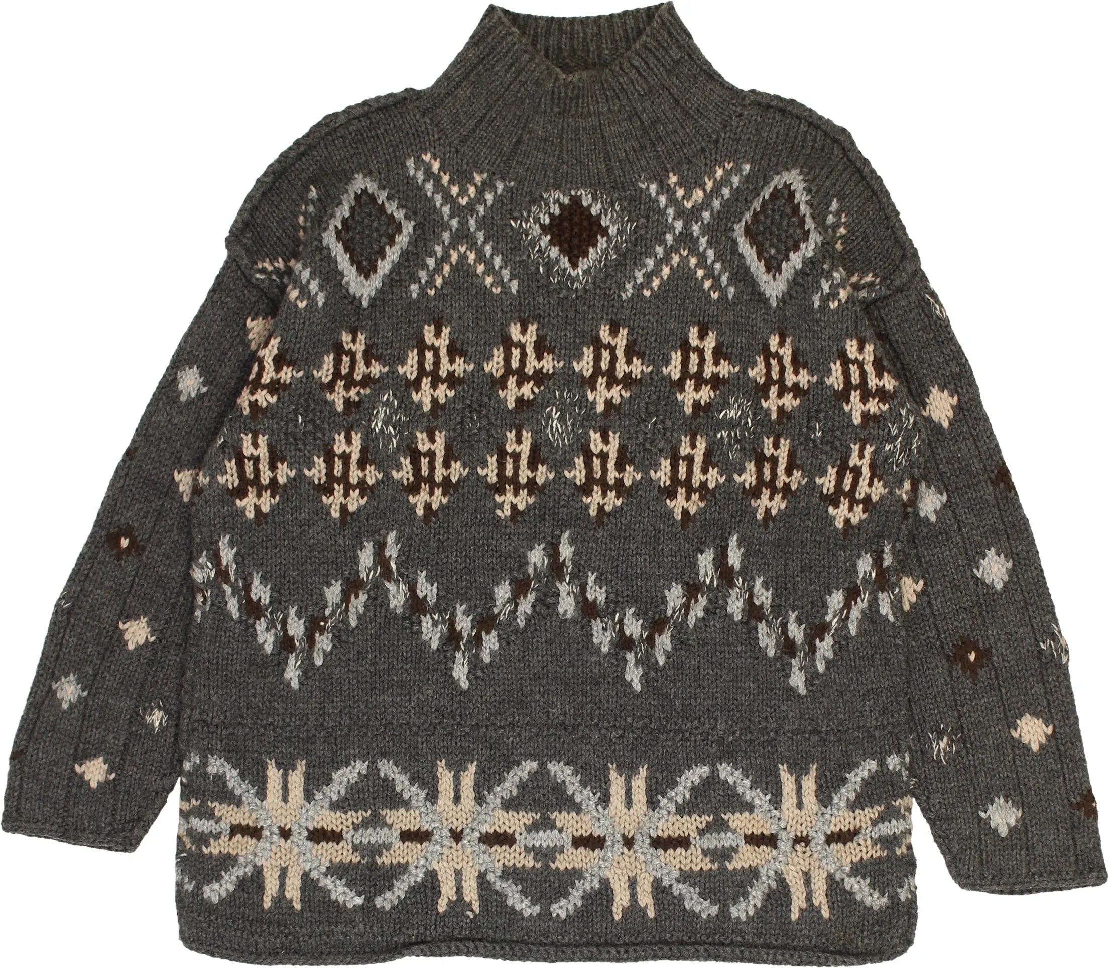 Limited Handknit - Jumper- ThriftTale.com - Vintage and second handclothing