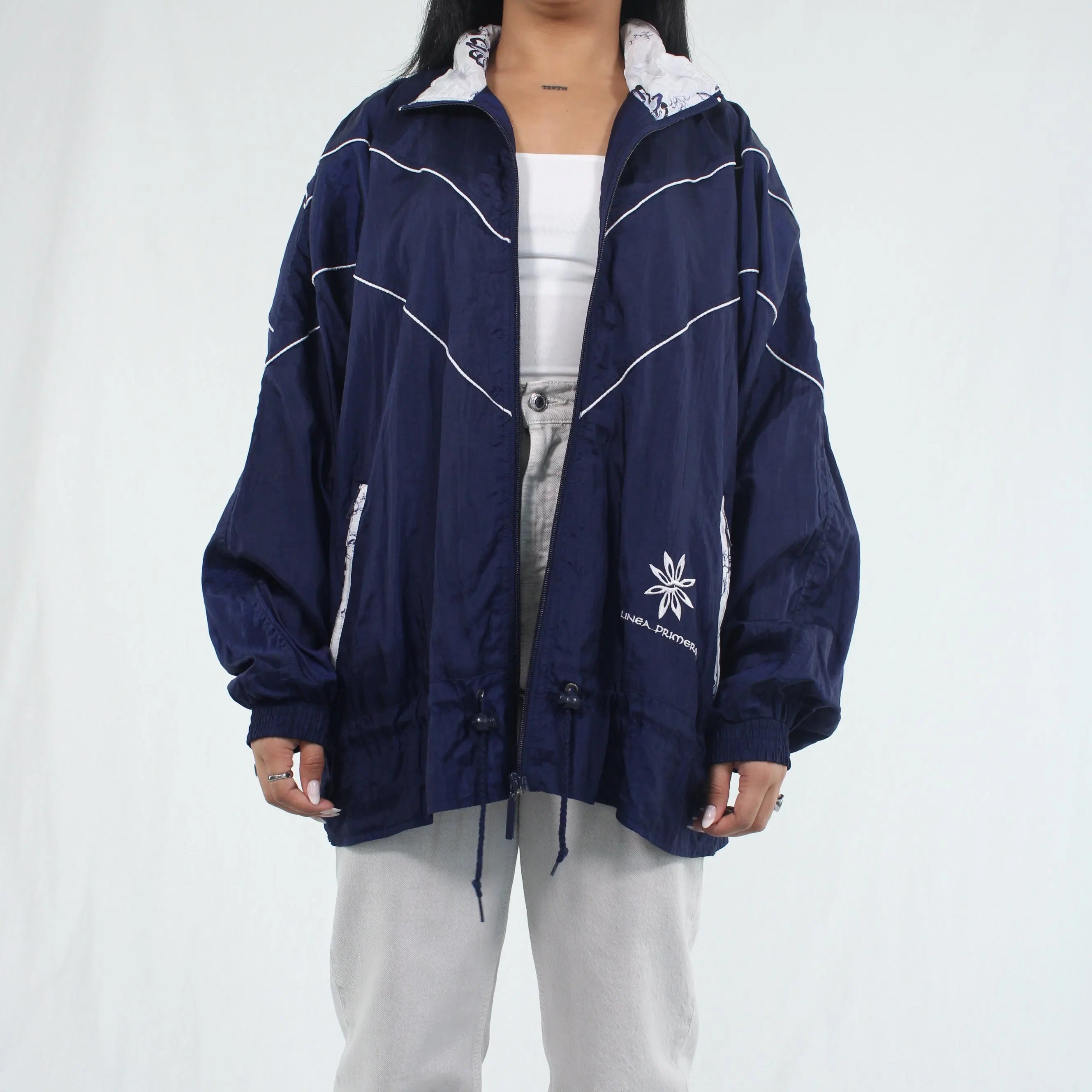 Linea Primero - 90s Windbreaker- ThriftTale.com - Vintage and second handclothing