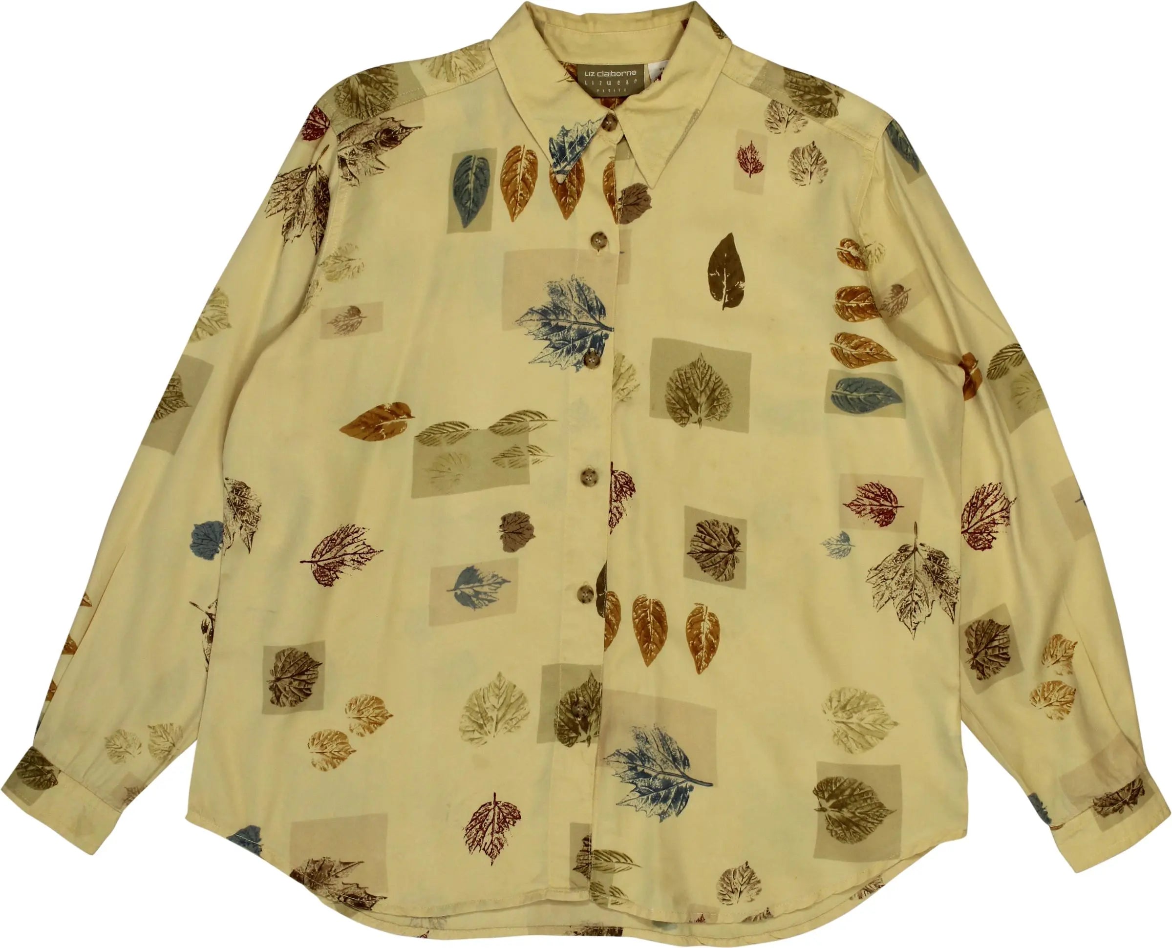 Liz Claiborne - 90s Patterned Blouse- ThriftTale.com - Vintage and second handclothing