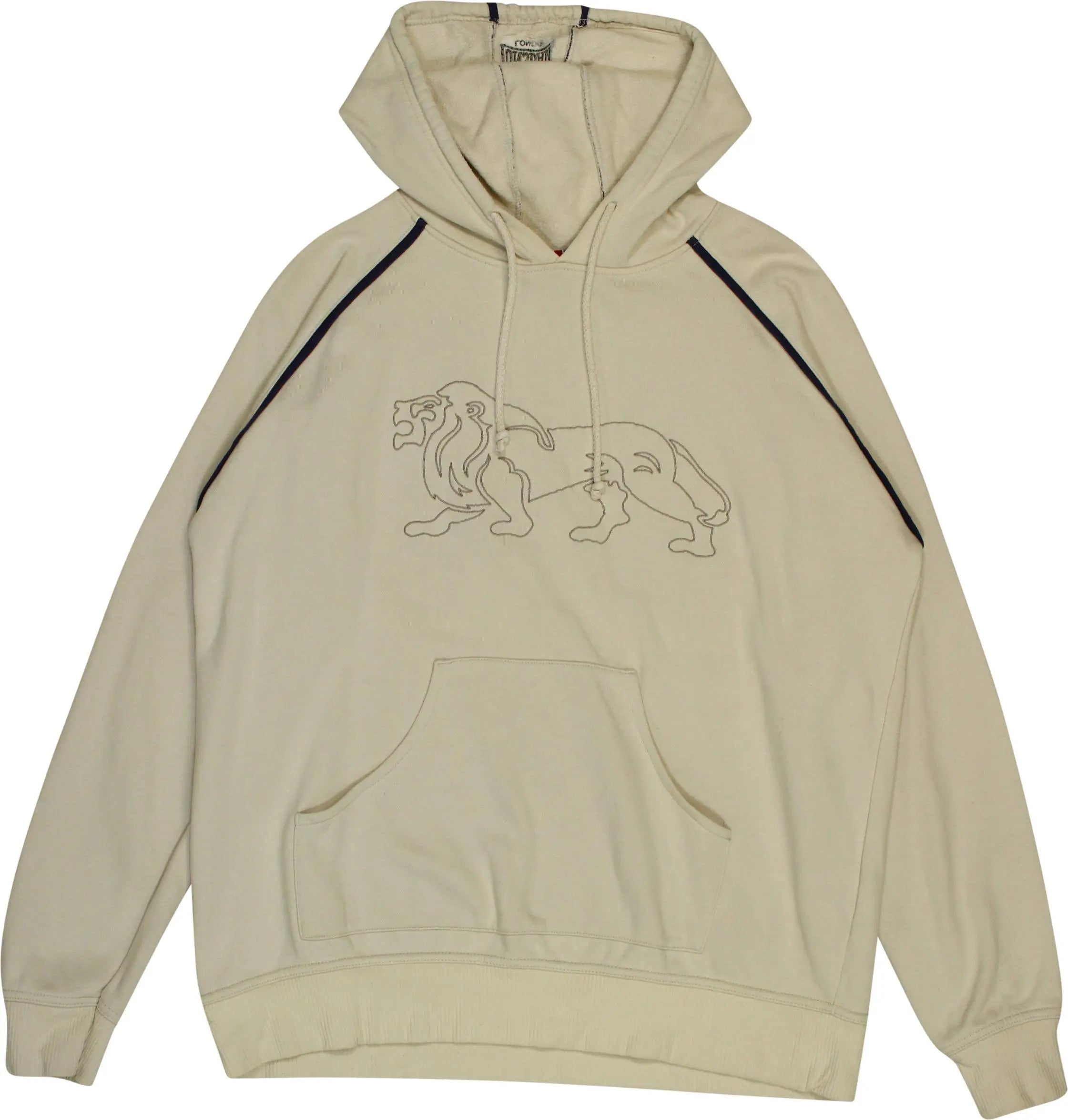 Lonsdale - Cream Hoodie by Lonsdale- ThriftTale.com - Vintage and second handclothing