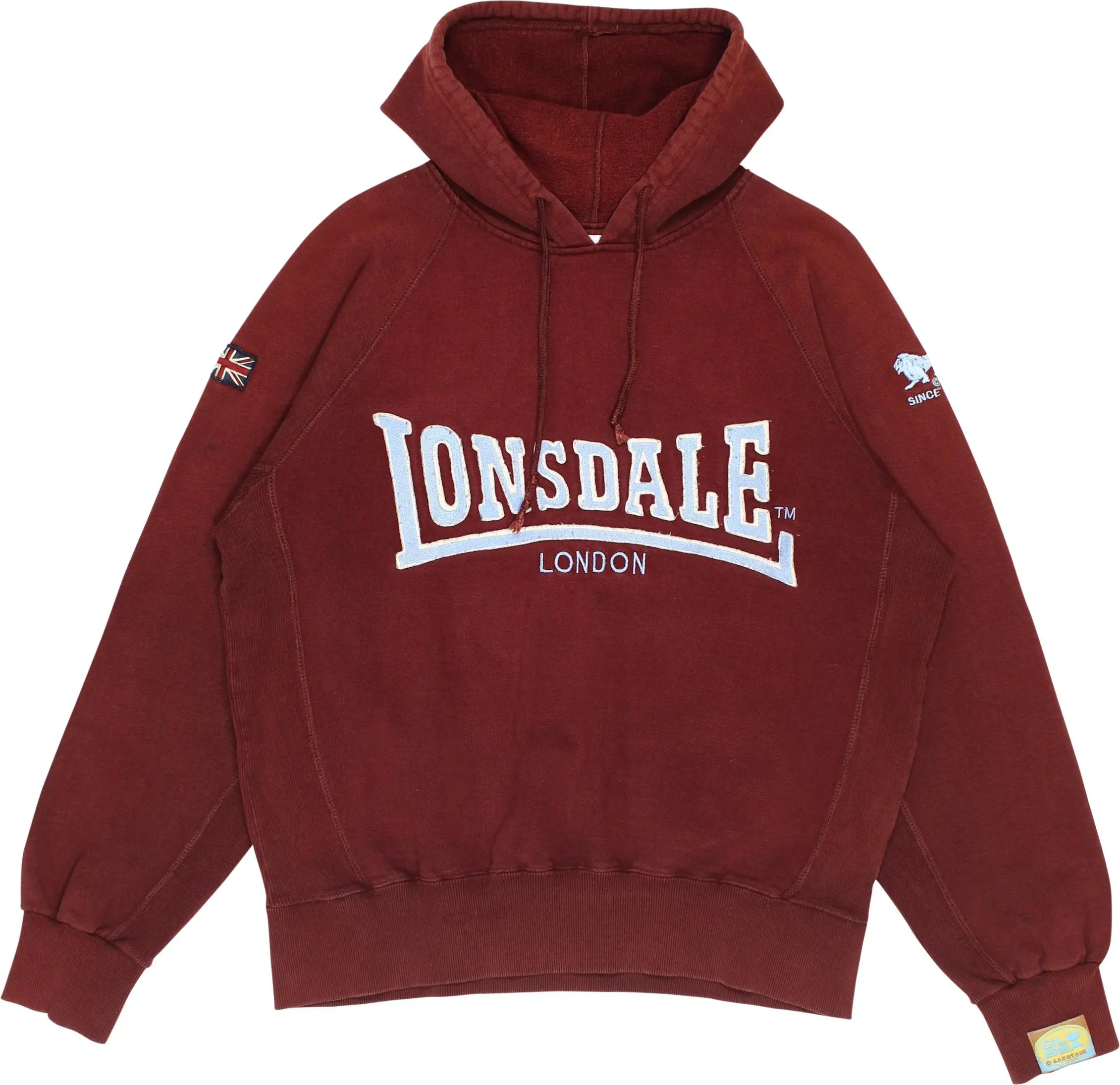 Lonsdale - Lonsdale Hoodie- ThriftTale.com - Vintage and second handclothing