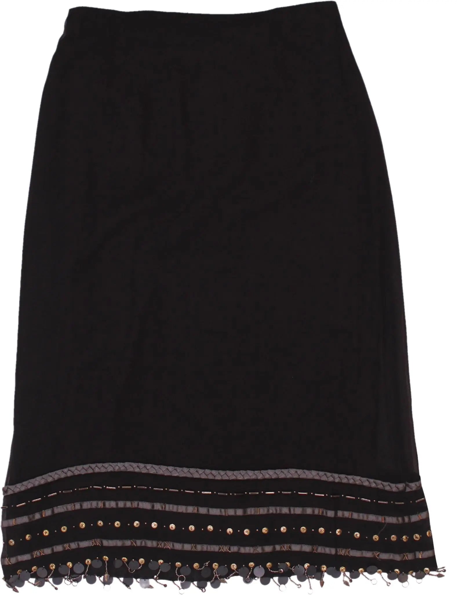 Lorella Braglia - Beaded Skirt- ThriftTale.com - Vintage and second handclothing
