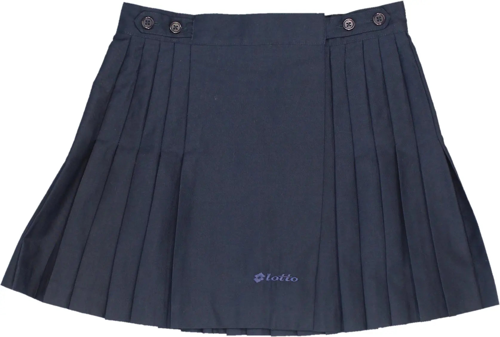 Lotto - 90s Pleated Mini Skirt- ThriftTale.com - Vintage and second handclothing