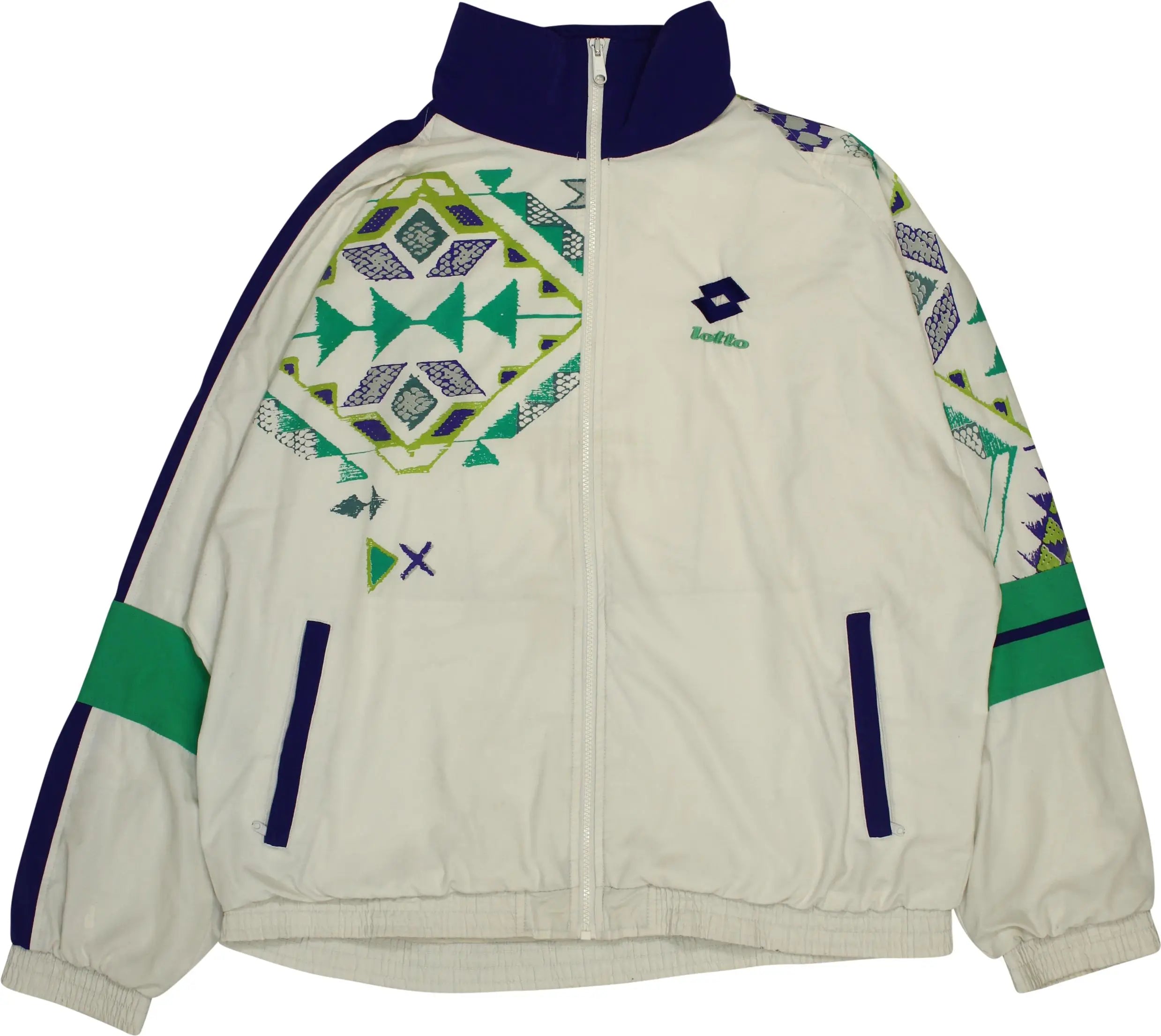 Lotto - 90s Windbreaker by Lotto- ThriftTale.com - Vintage and second handclothing
