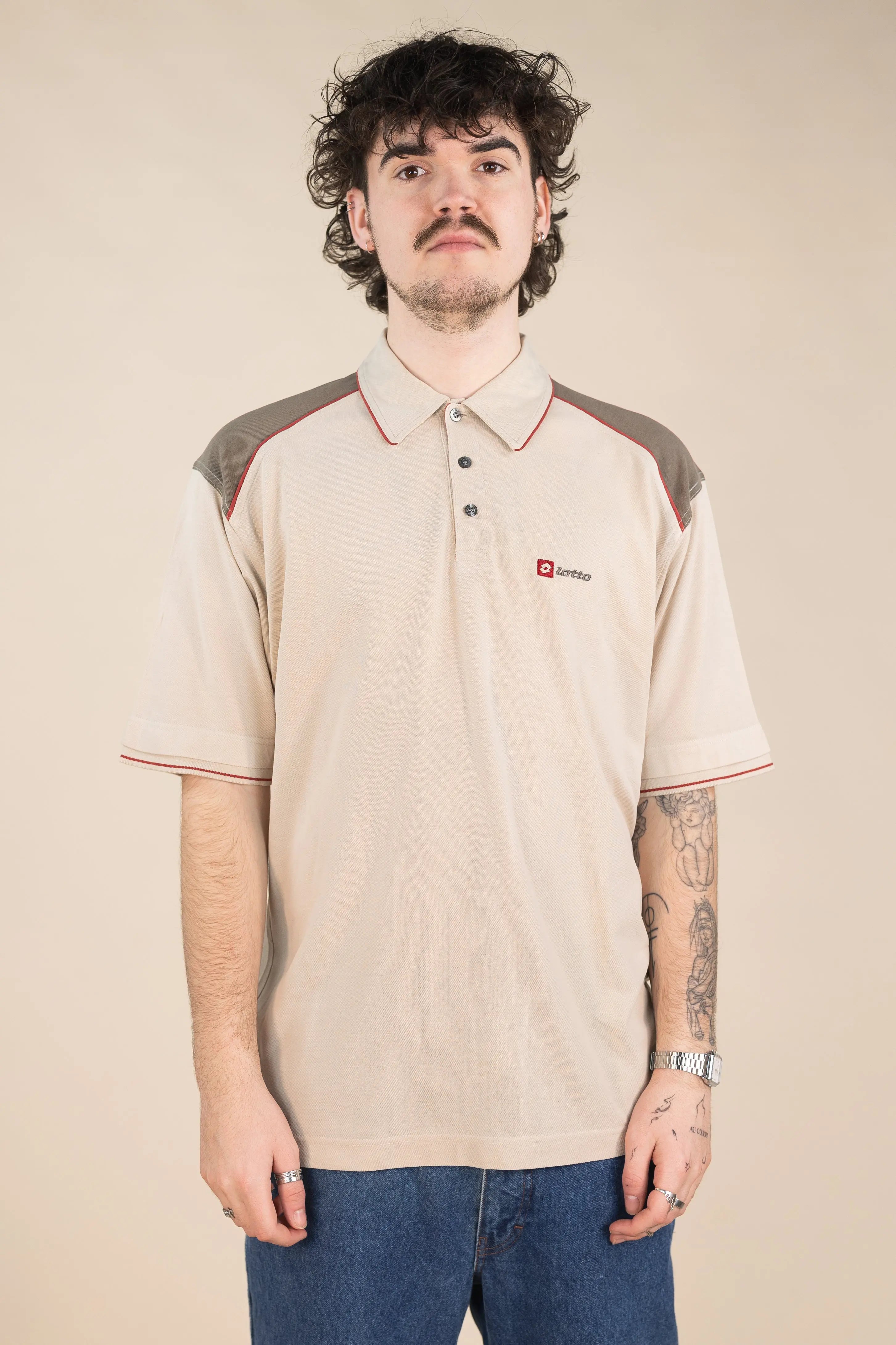 Lotto - Polo Shirt- ThriftTale.com - Vintage and second handclothing