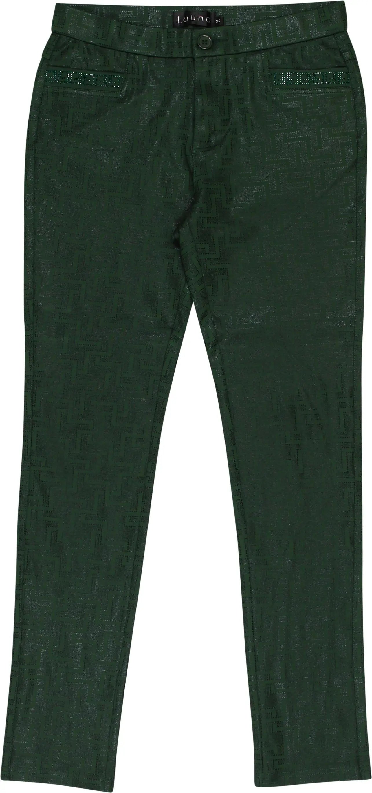 Louna - Green Pants- ThriftTale.com - Vintage and second handclothing