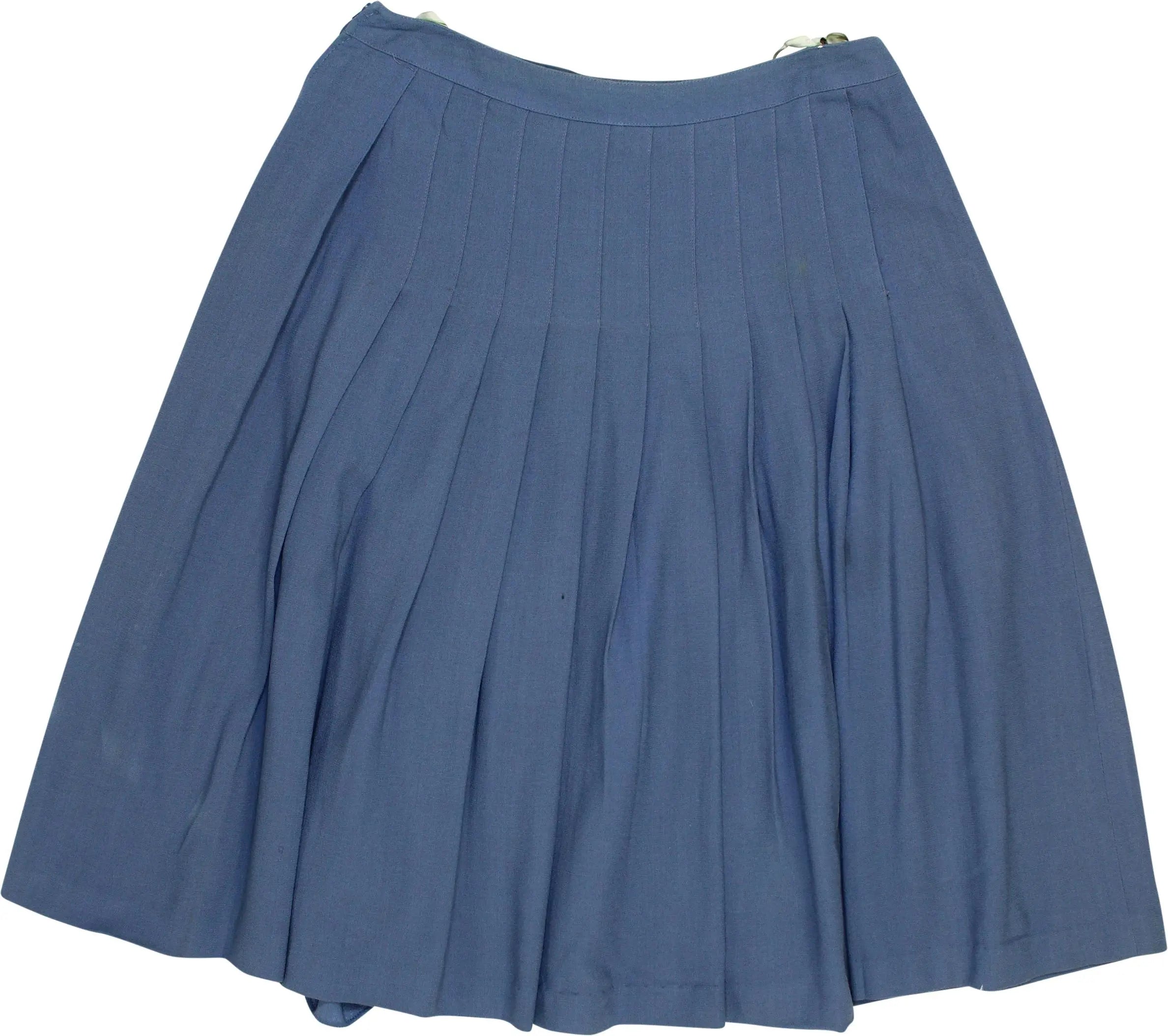 Lucia - 80s Wool Pleated Skirt- ThriftTale.com - Vintage and second handclothing