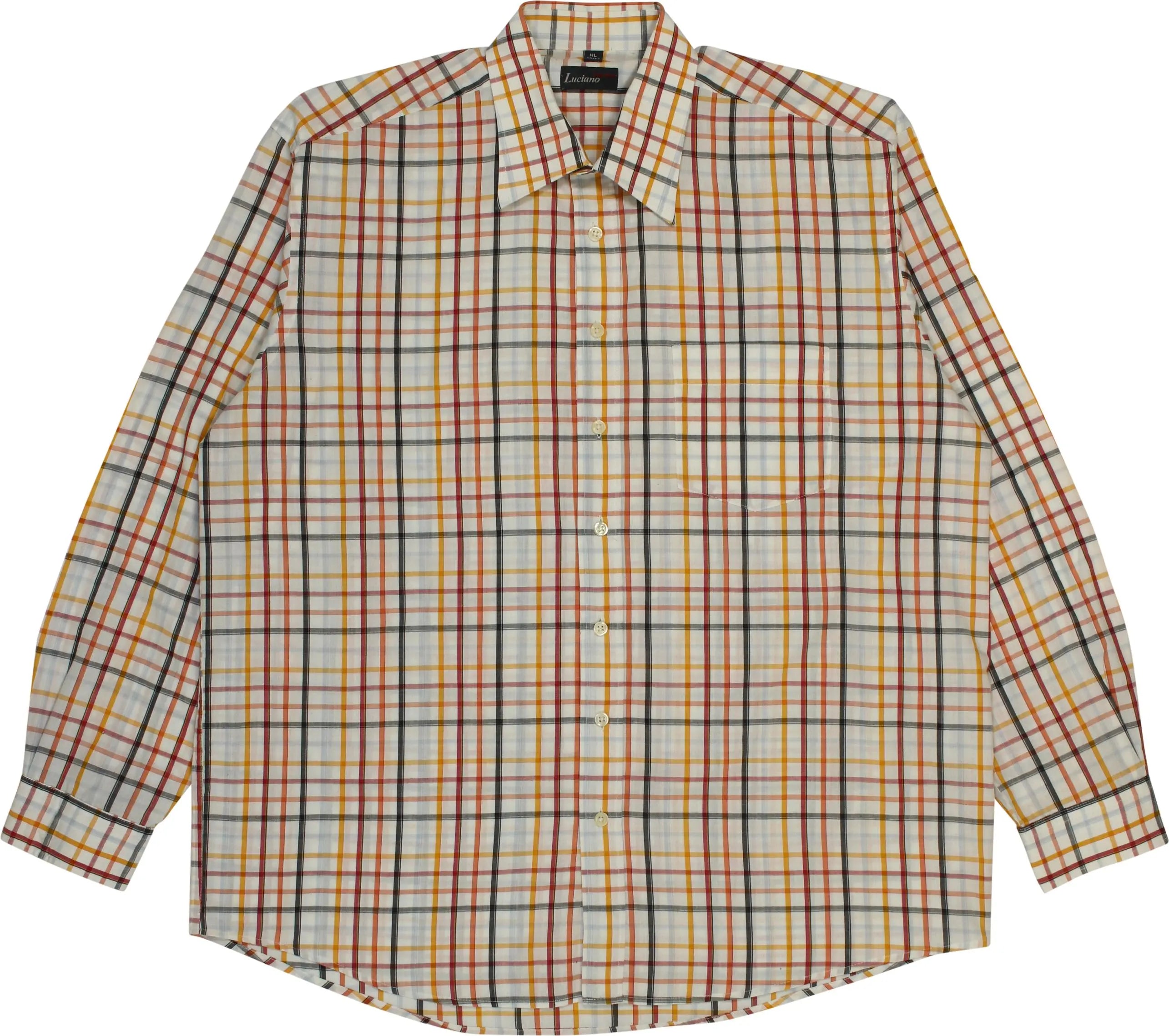 Luciano - Checked Shirt- ThriftTale.com - Vintage and second handclothing