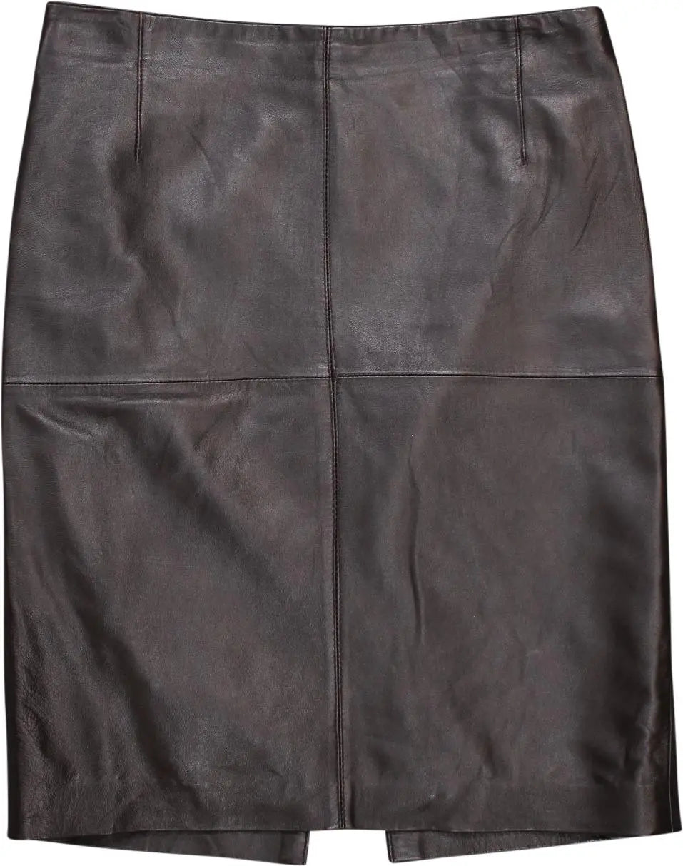 Luisa Spagnoli - 90s Italian Leather Skirt by Luisa Spagnoli- ThriftTale.com - Vintage and second handclothing