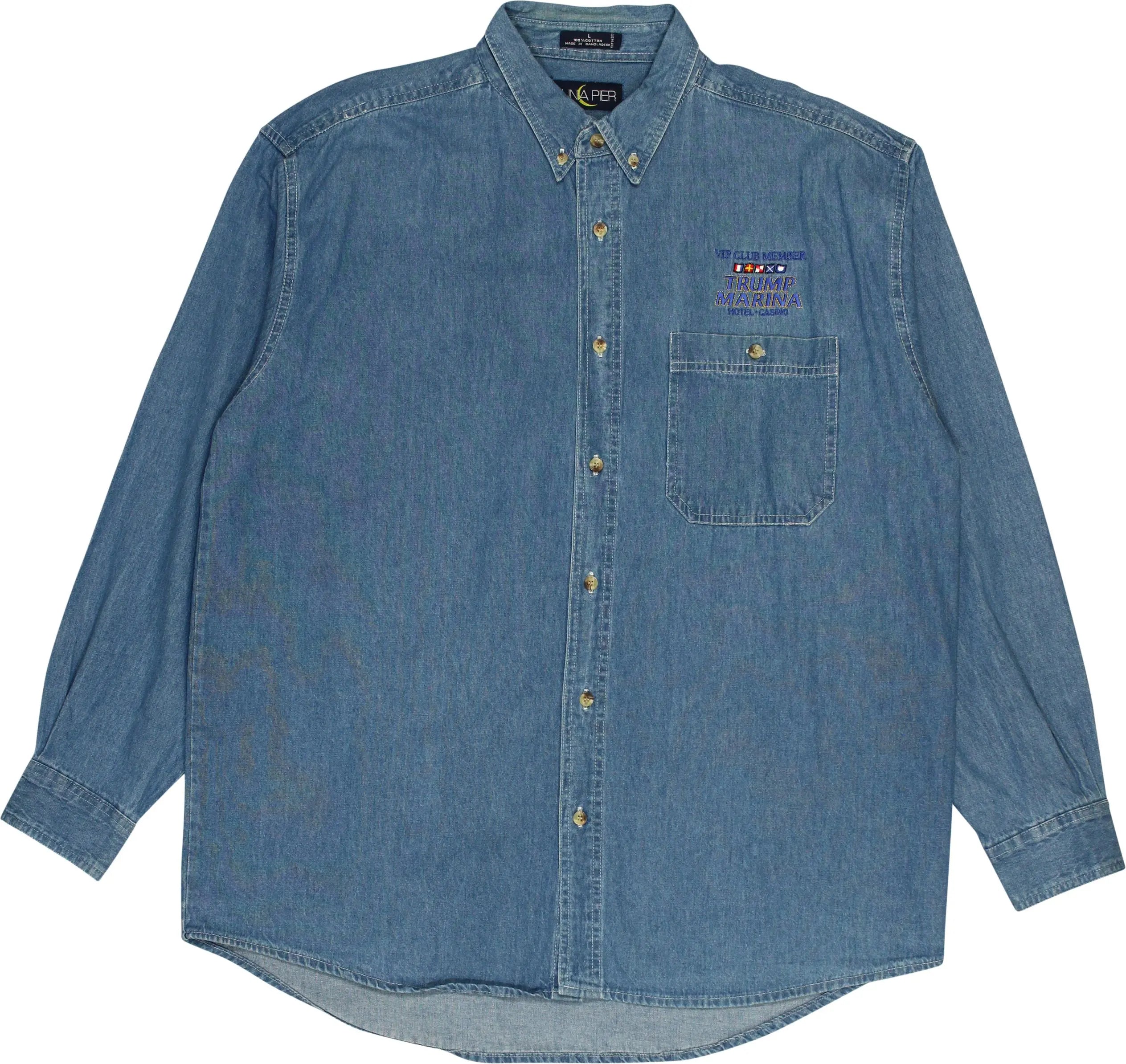 Luna Pier - Denim Shirt- ThriftTale.com - Vintage and second handclothing