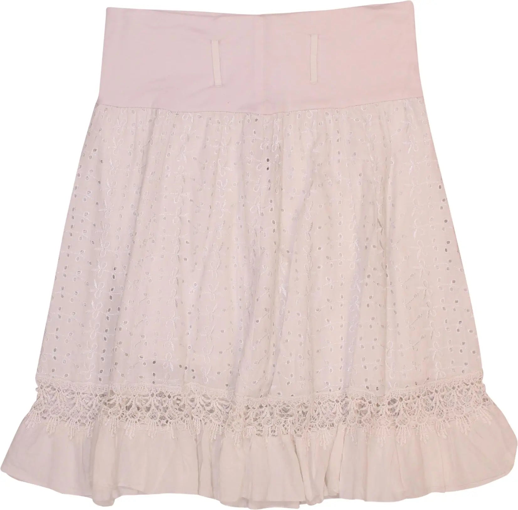 M.Maggio - Skirt with Embroided Details- ThriftTale.com - Vintage and second handclothing