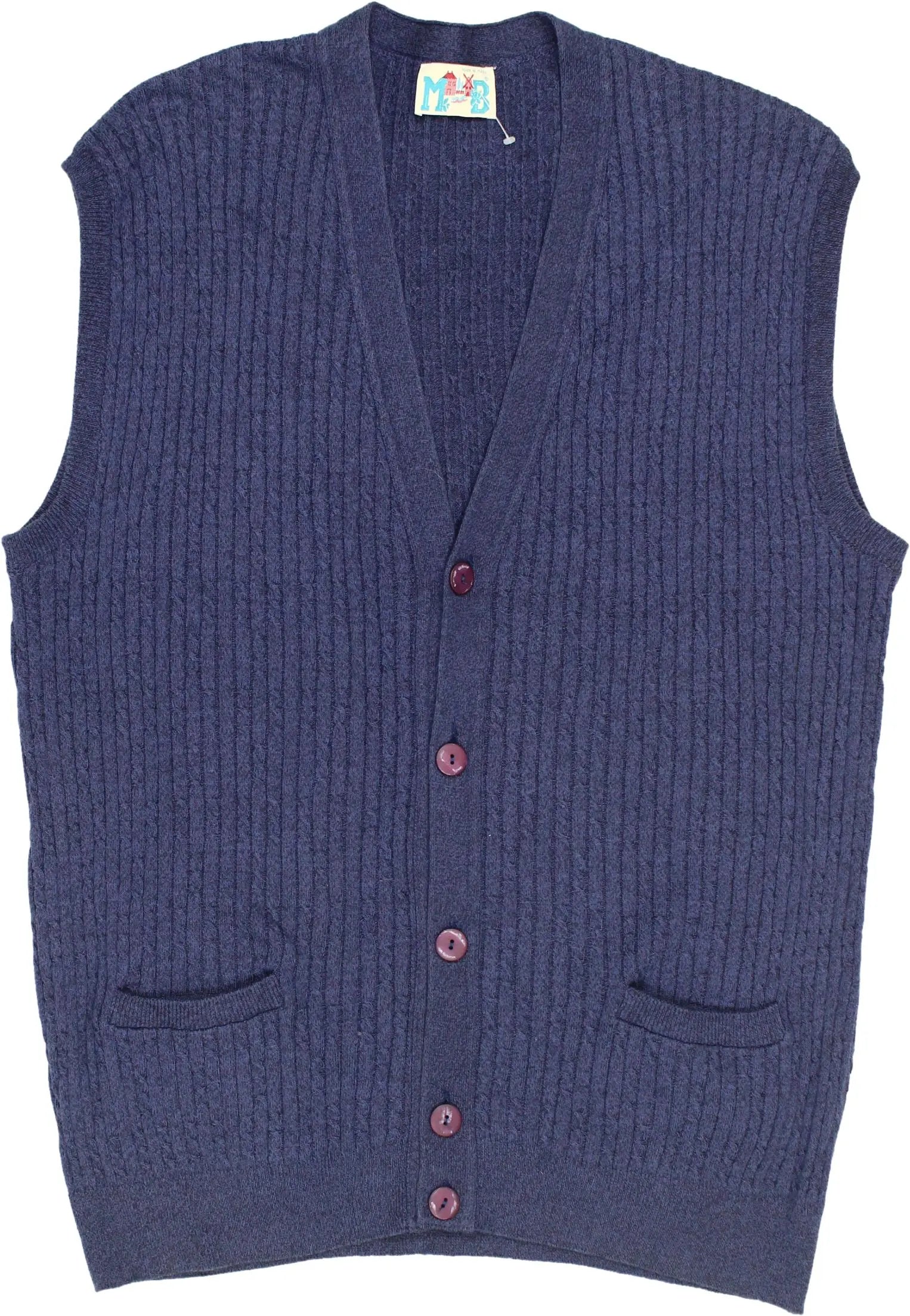 MB - Waistcoat- ThriftTale.com - Vintage and second handclothing