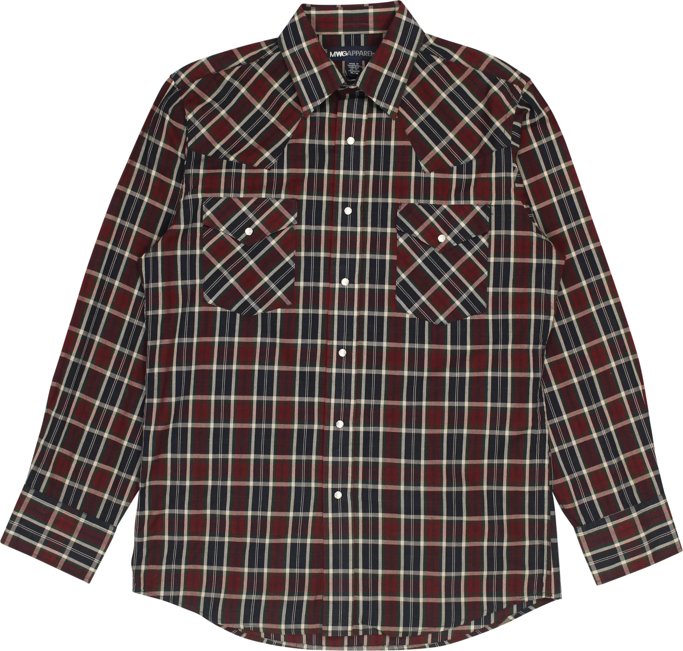 MWG - Checked Shirt- ThriftTale.com - Vintage and second handclothing
