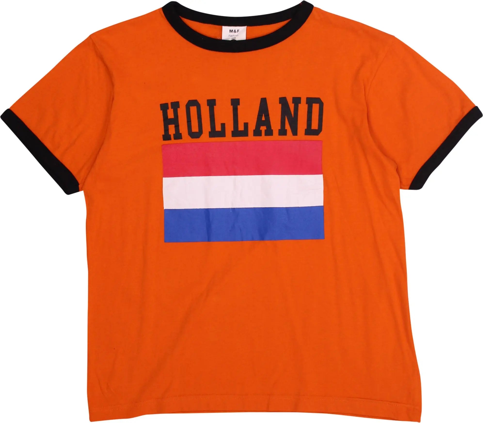 M&F - T-Shirt with Holland Print- ThriftTale.com - Vintage and second handclothing