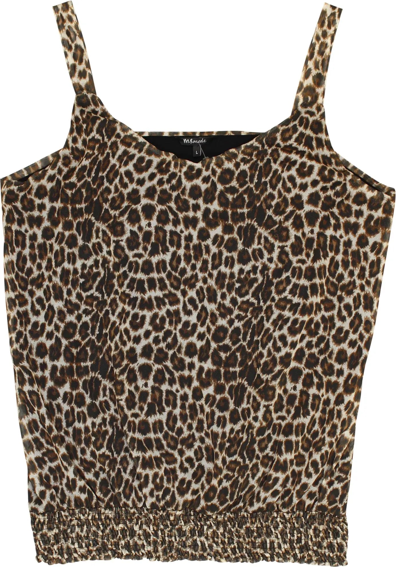 M&S - Animal Patterned Top- ThriftTale.com - Vintage and second handclothing