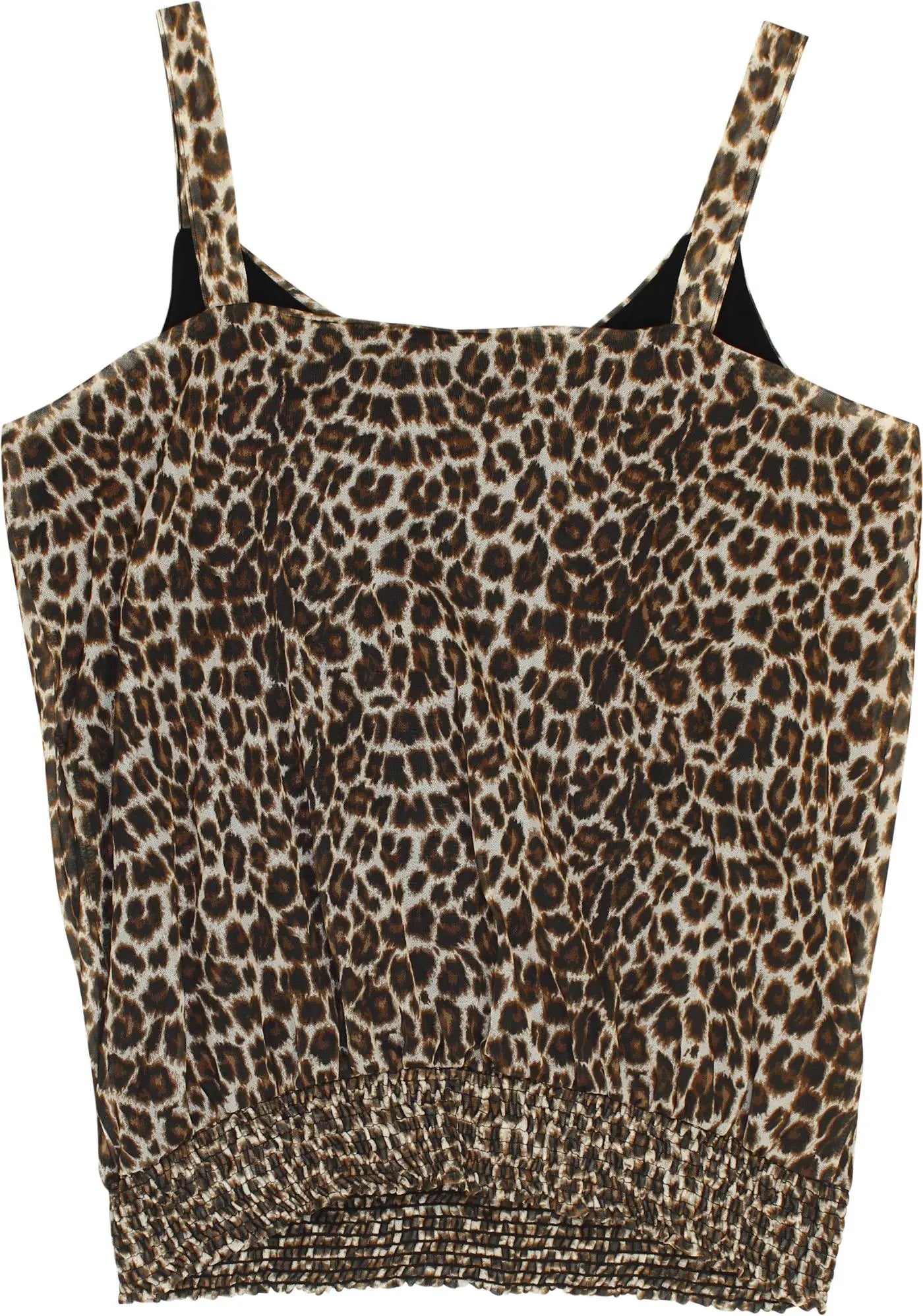 M&S - Animal Patterned Top- ThriftTale.com - Vintage and second handclothing
