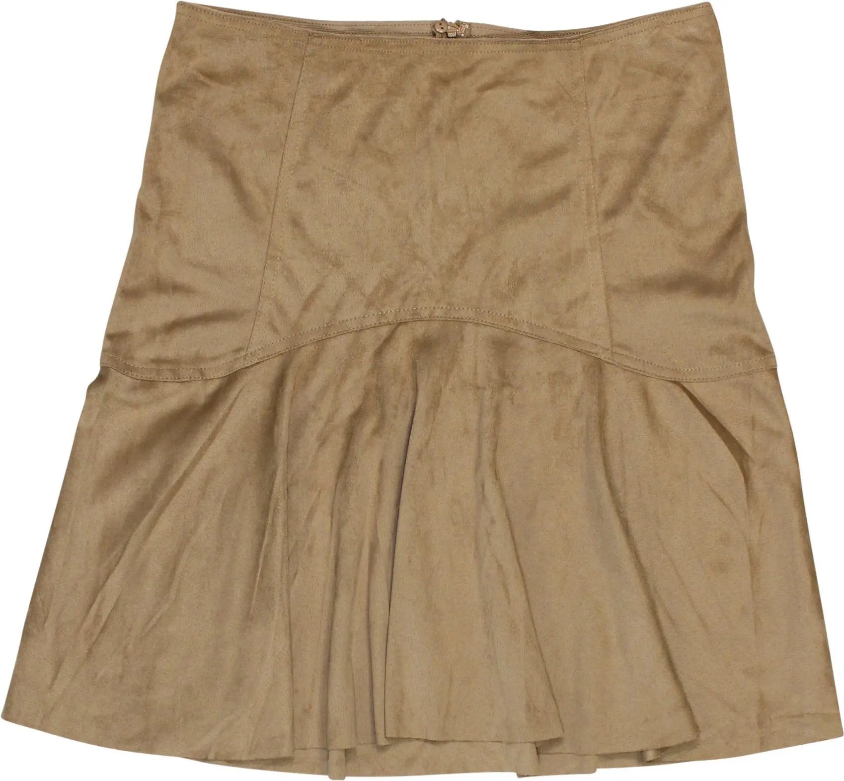 M&S - Faux Suede Skirt- ThriftTale.com - Vintage and second handclothing