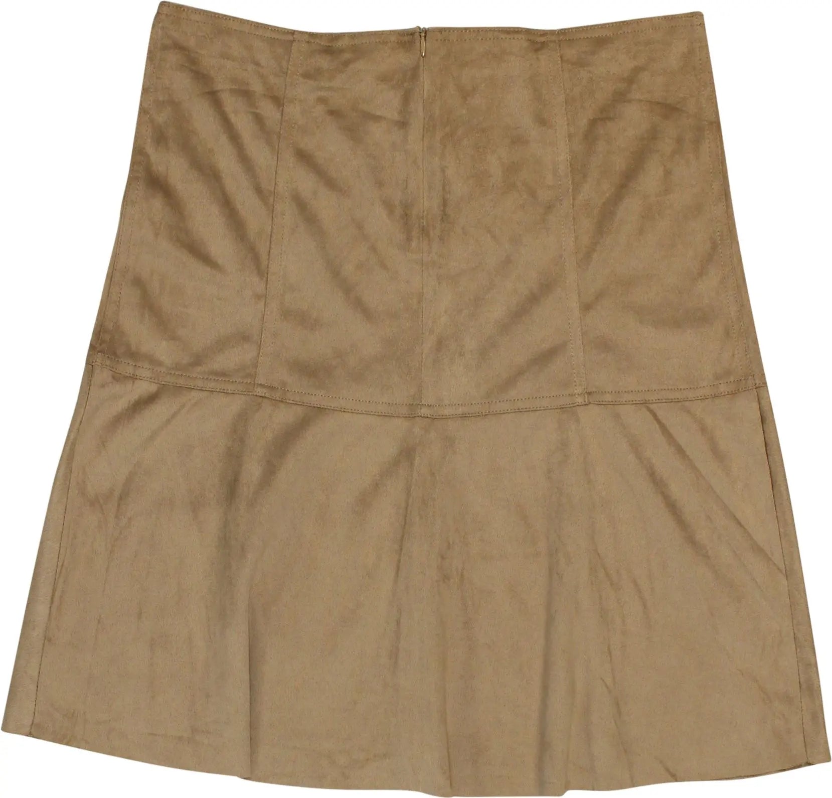 M&S - Faux Suede Skirt- ThriftTale.com - Vintage and second handclothing