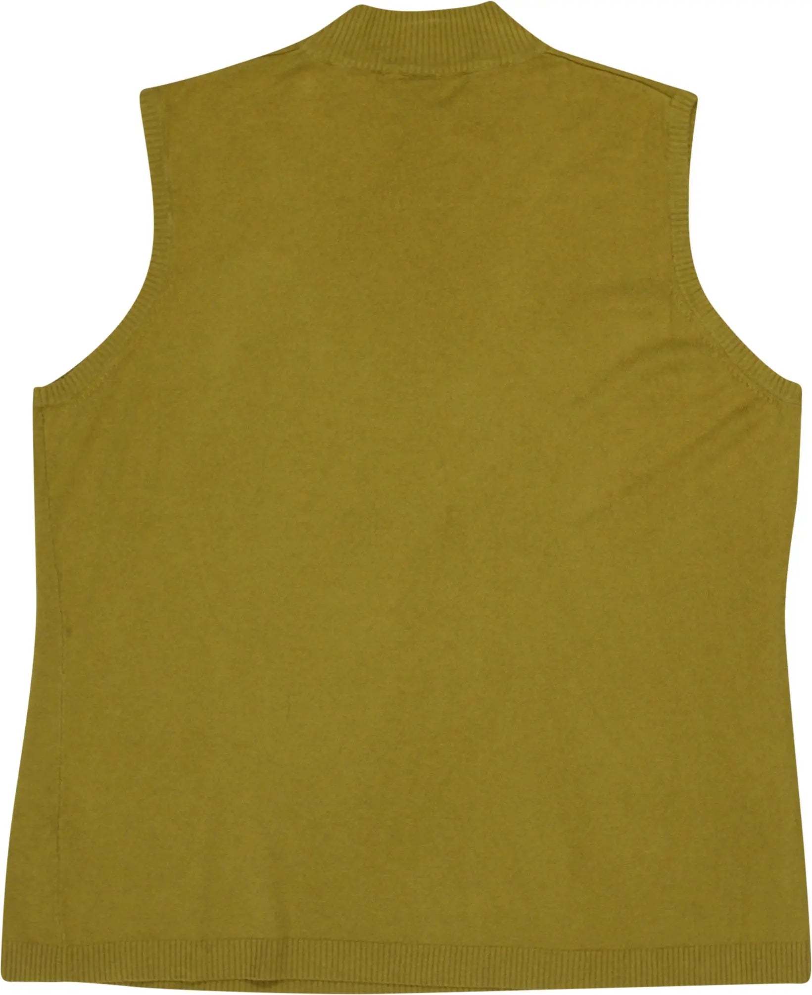 M&S - Green Vest- ThriftTale.com - Vintage and second handclothing