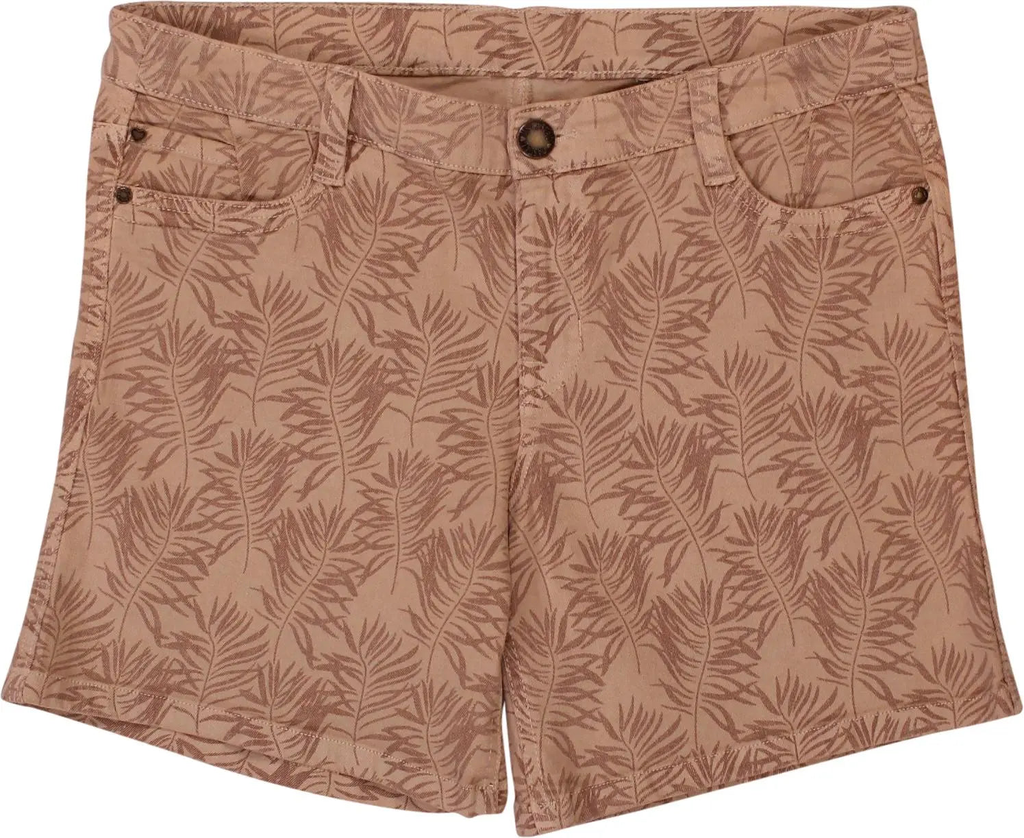 M&S - Shorts with Leaf Print- ThriftTale.com - Vintage and second handclothing
