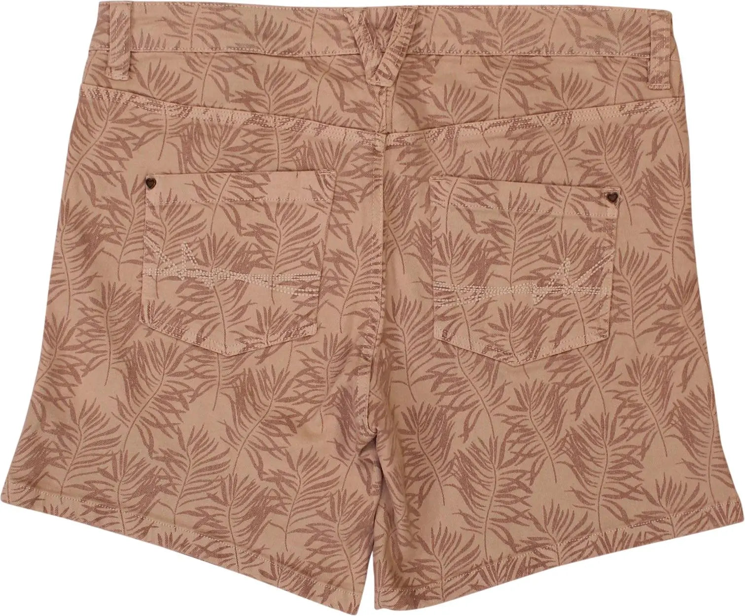 M&S - Shorts with Leaf Print- ThriftTale.com - Vintage and second handclothing