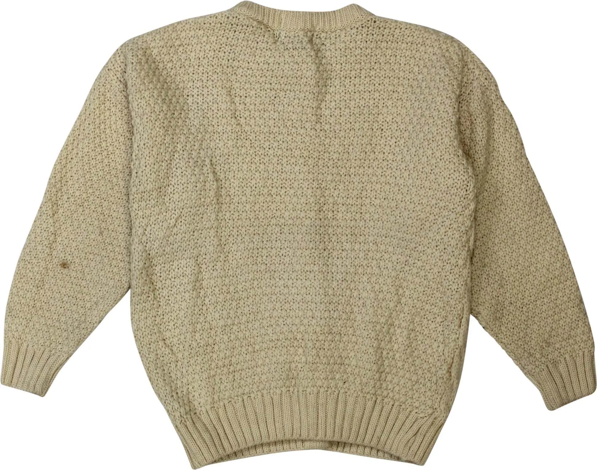 Mac Baaa - Cream Wool Cardigan- ThriftTale.com - Vintage and second handclothing