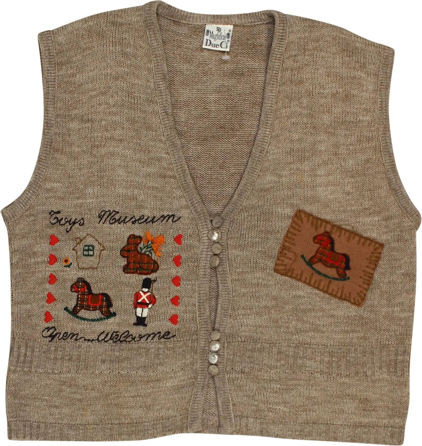 Magificio - Waistcoat- ThriftTale.com - Vintage and second handclothing