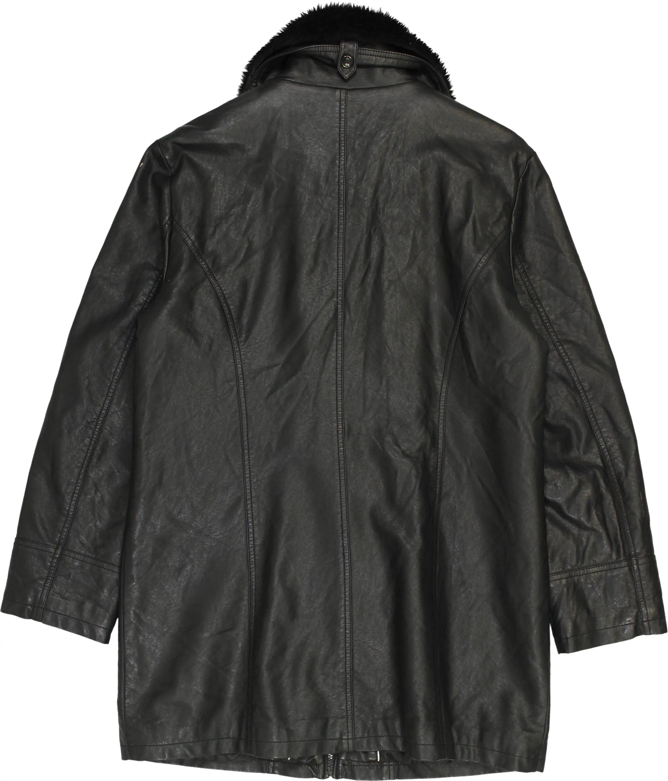 Mainpol - Vegan Leather Jacket- ThriftTale.com - Vintage and second handclothing