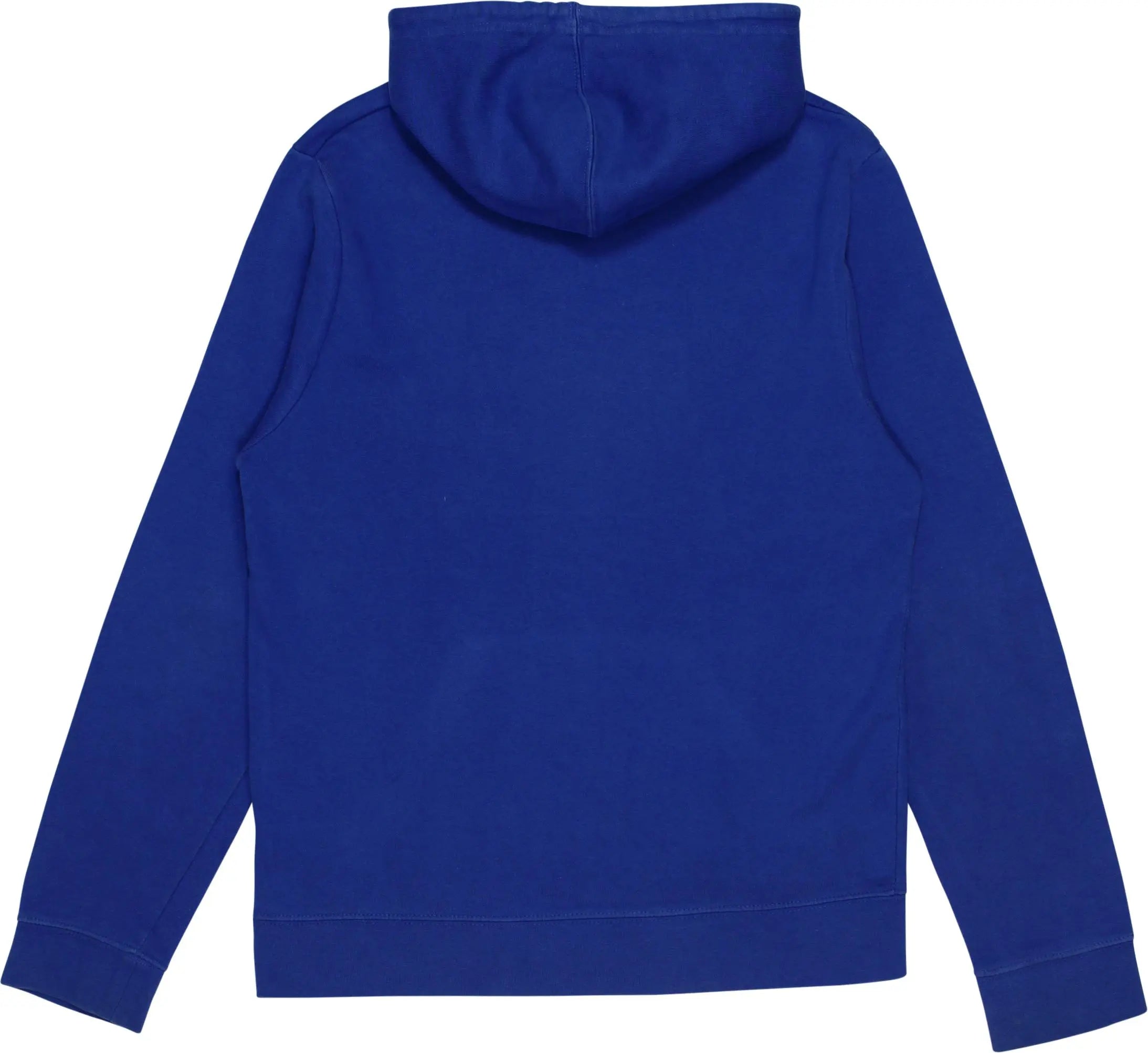 Majestic - Blue Hoodie- ThriftTale.com - Vintage and second handclothing