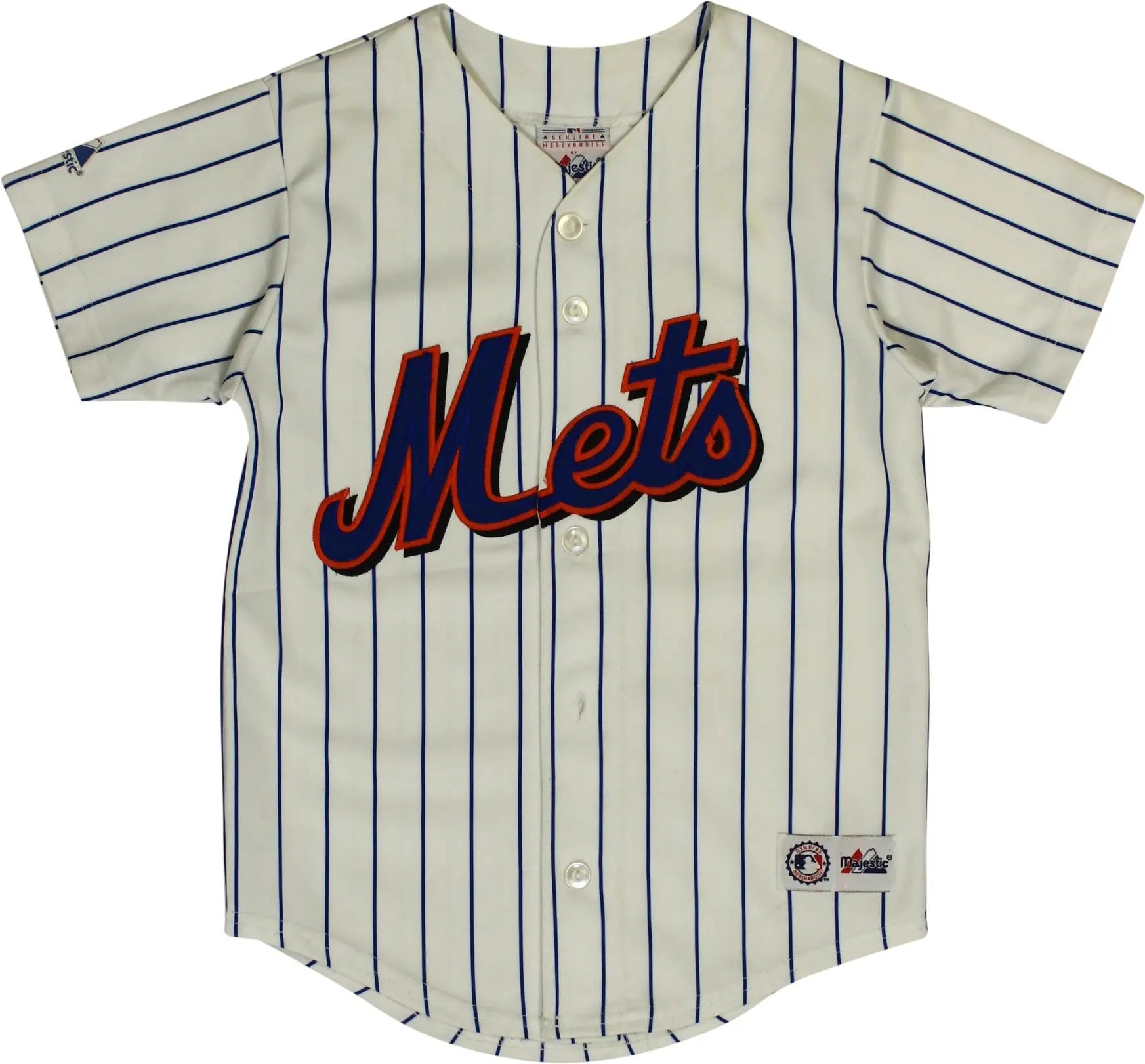 Majestic - Majestic Mets Baseball Jersey- ThriftTale.com - Vintage and second handclothing