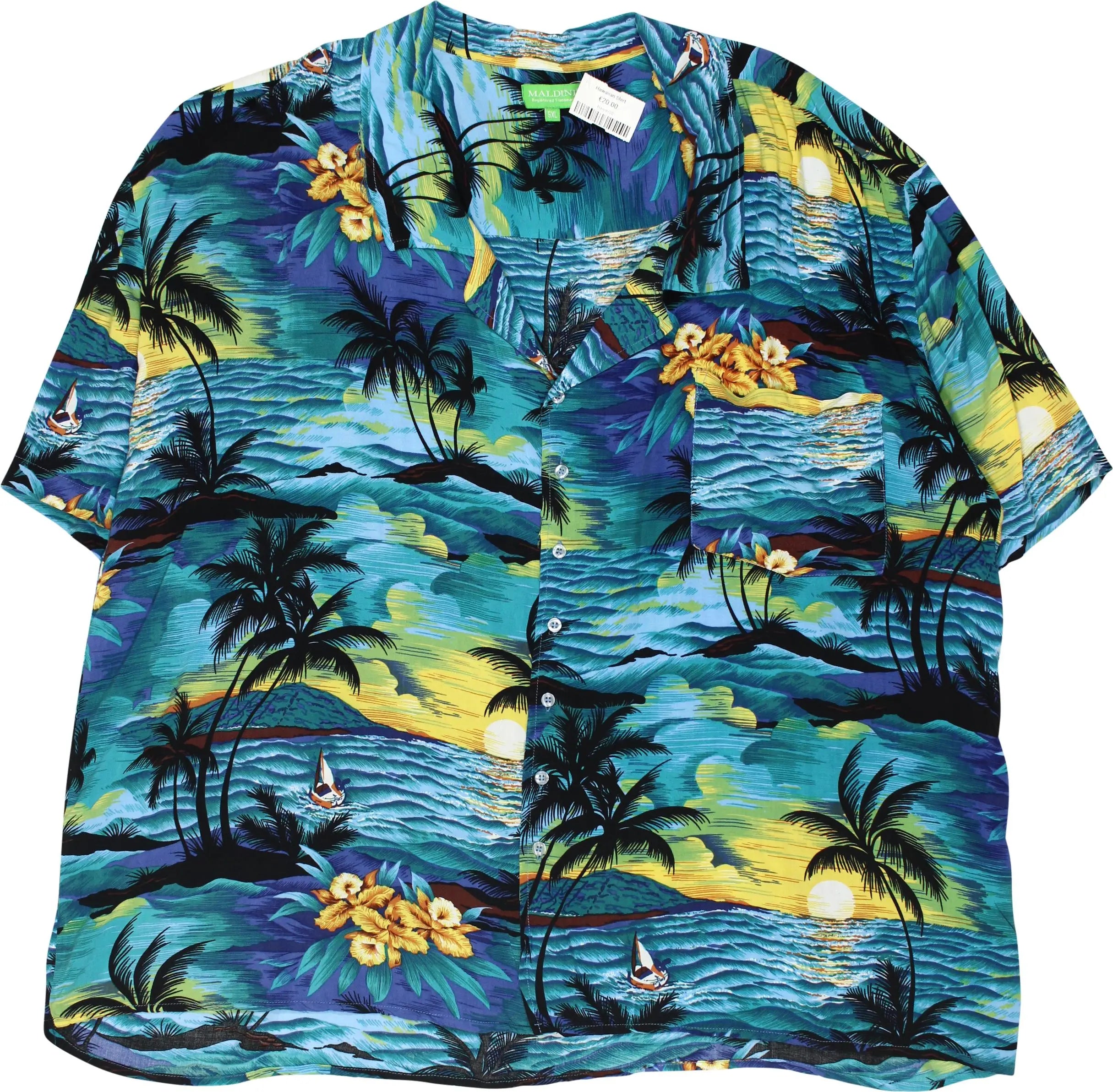 Maldint - Hawaiian Shirt- ThriftTale.com - Vintage and second handclothing