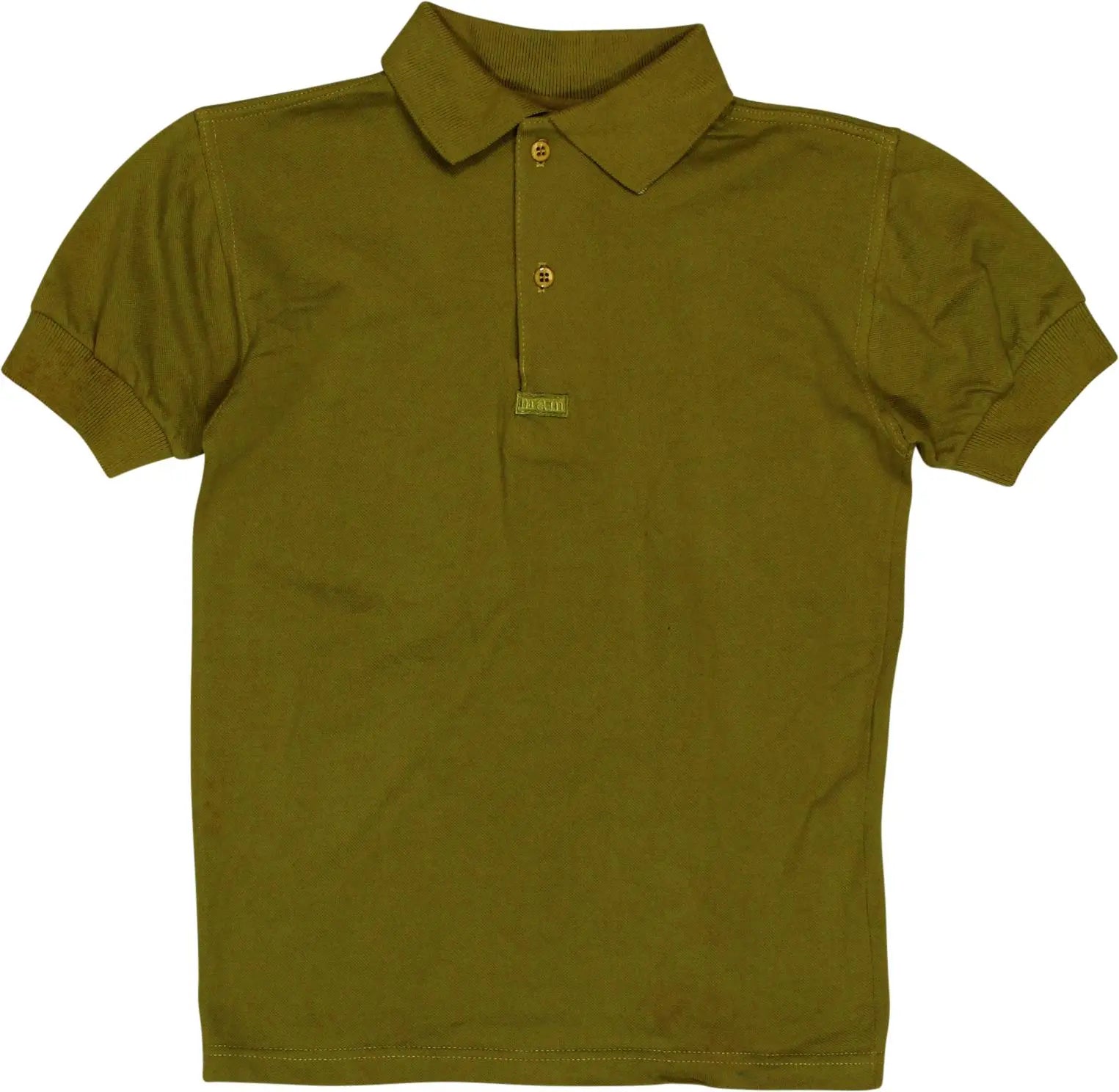 Mamamia - Green Short Sleeve Polo Shirt- ThriftTale.com - Vintage and second handclothing
