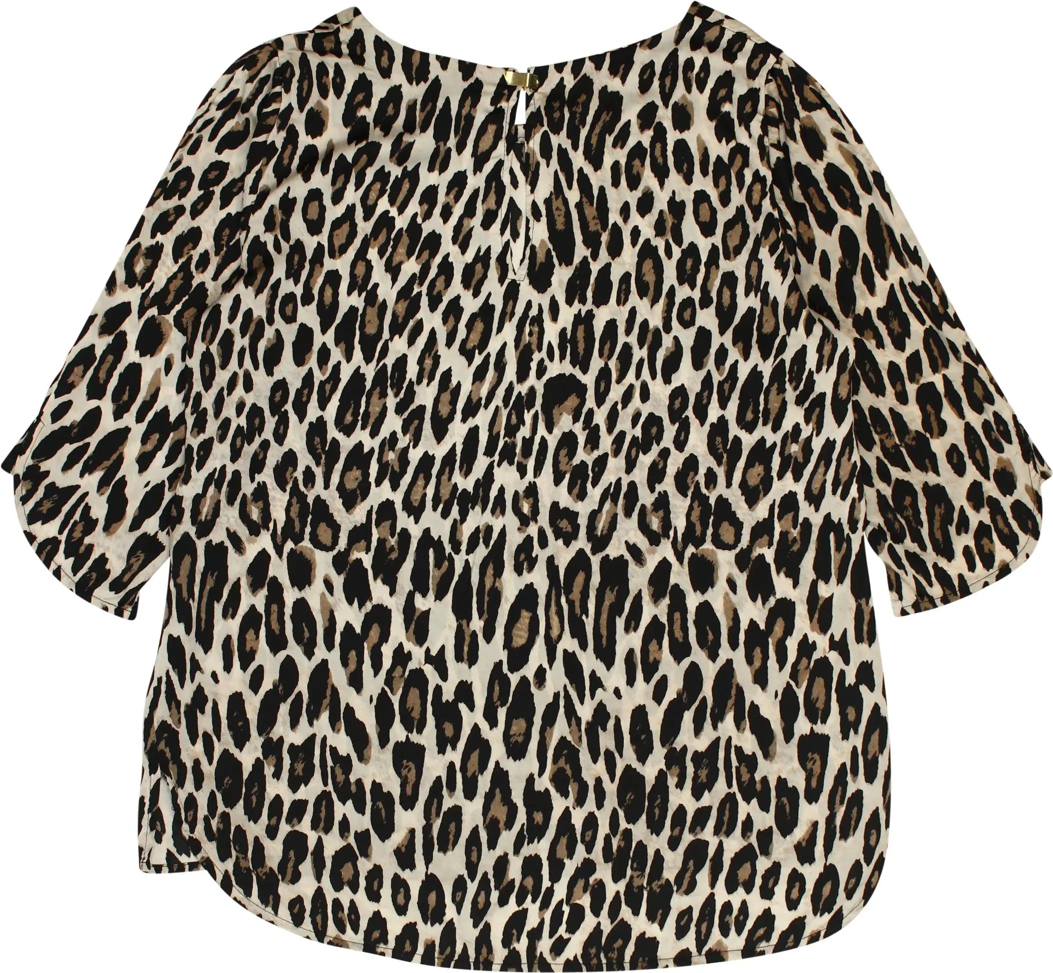 Mango - Leopard Top- ThriftTale.com - Vintage and second handclothing