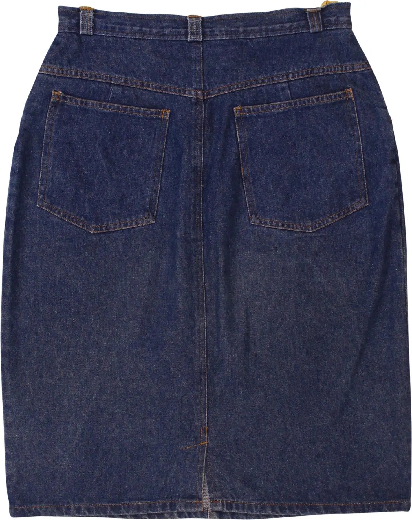 Marca - Vintage High Waisted Denim Skirt- ThriftTale.com - Vintage and second handclothing