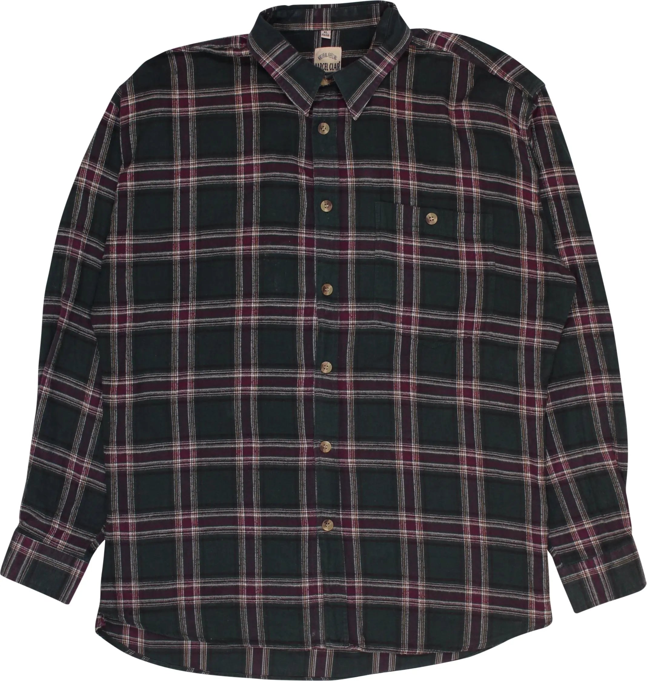 Marcel Clair - Vintage Flannel Shirt by Marcel Clair- ThriftTale.com - Vintage and second handclothing