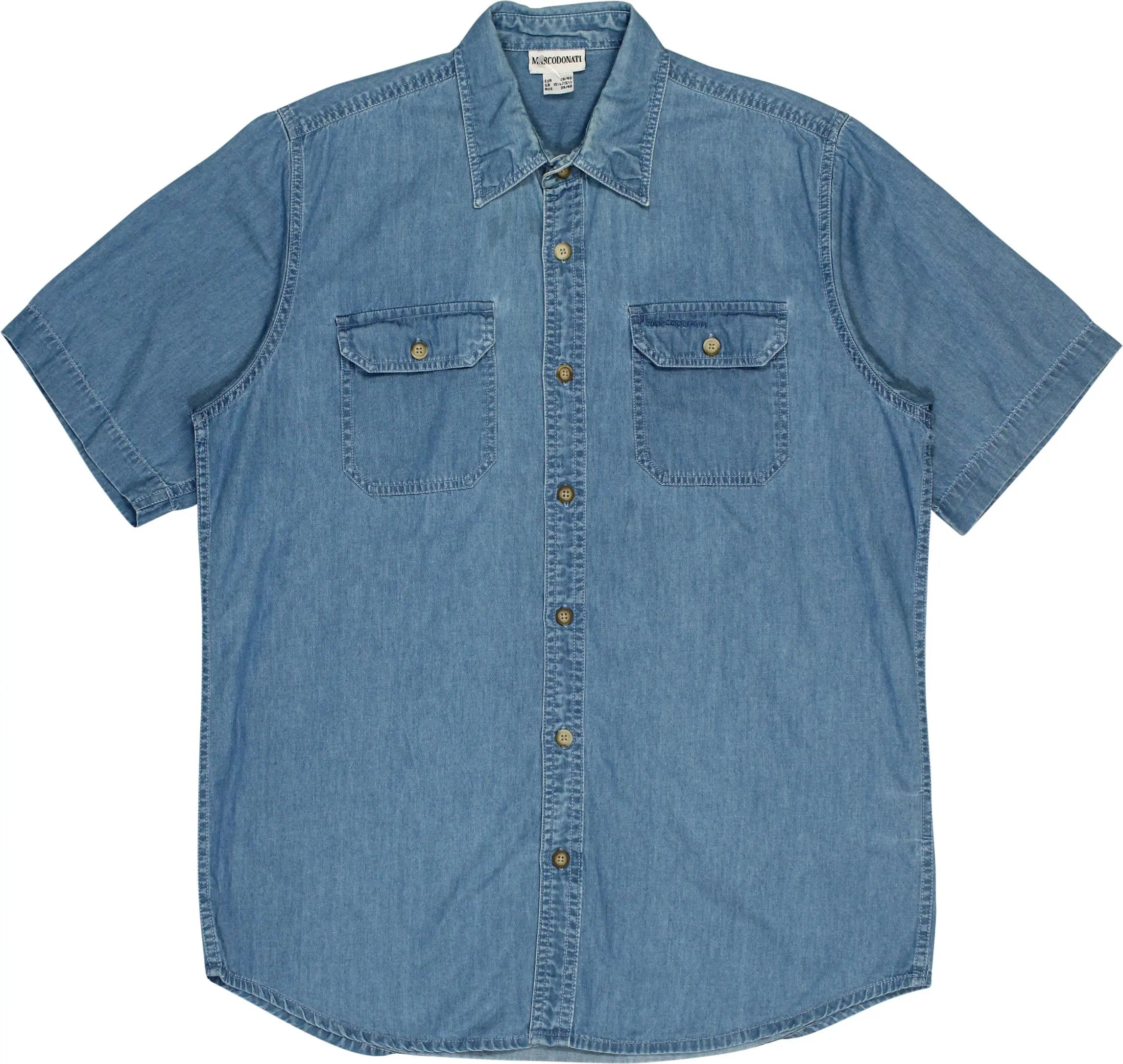 Marco Donati - 90s Denim Short Sleeve Shirt- ThriftTale.com - Vintage and second handclothing