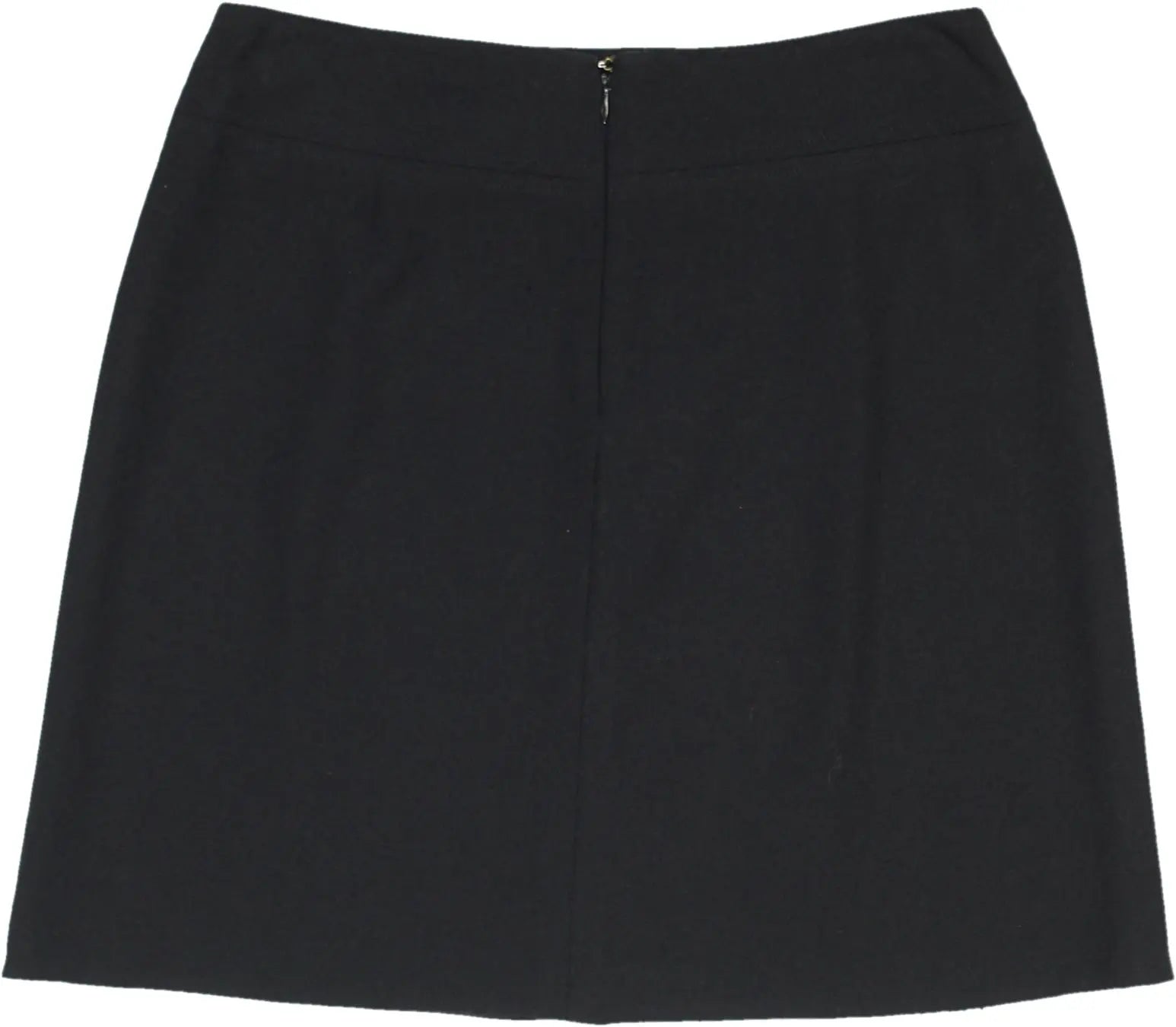 Marella - Wool Blend Little Black Skirt- ThriftTale.com - Vintage and second handclothing