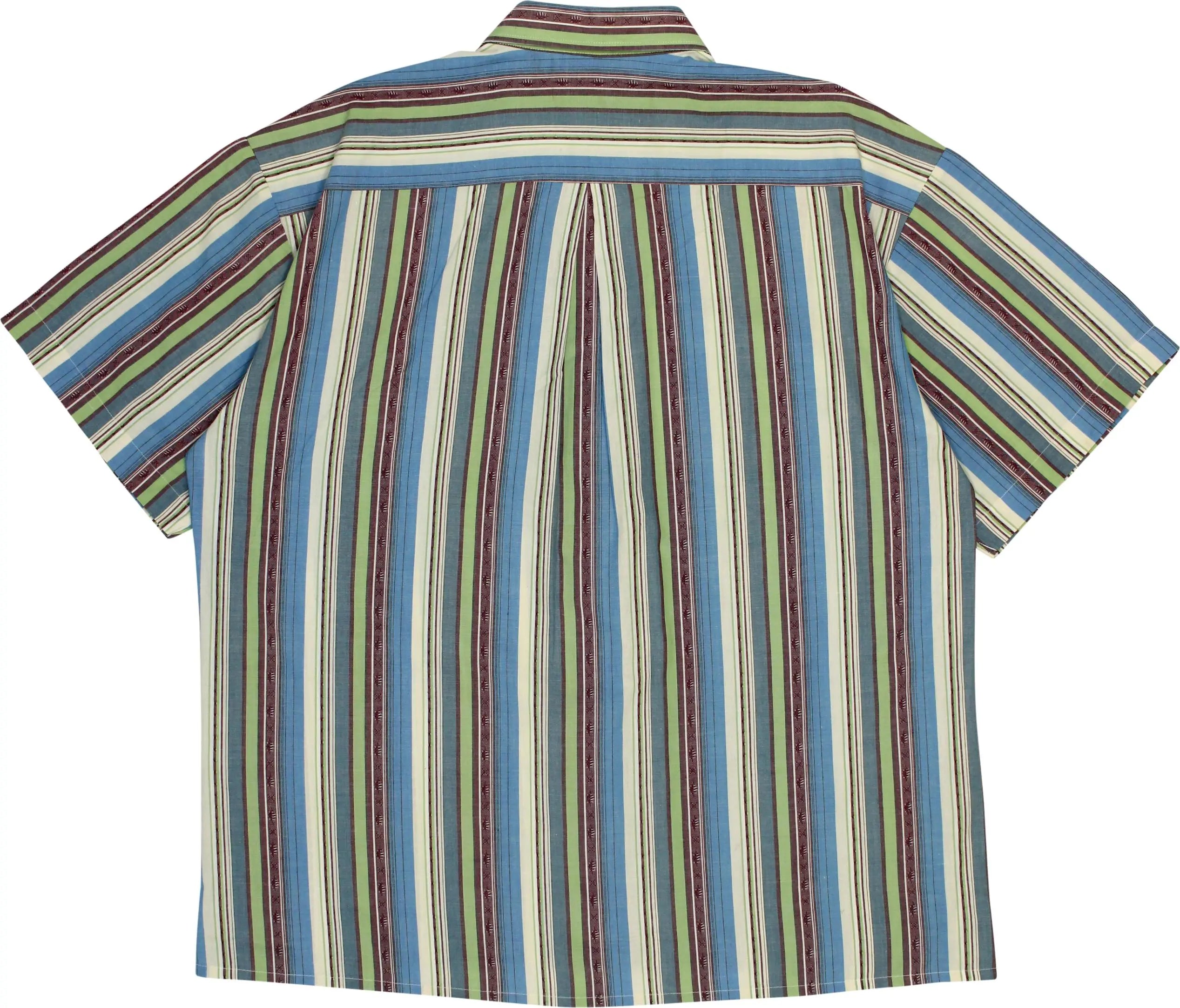 Mario's - Vintage Striped Short Sleeve Shirt- ThriftTale.com - Vintage and second handclothing