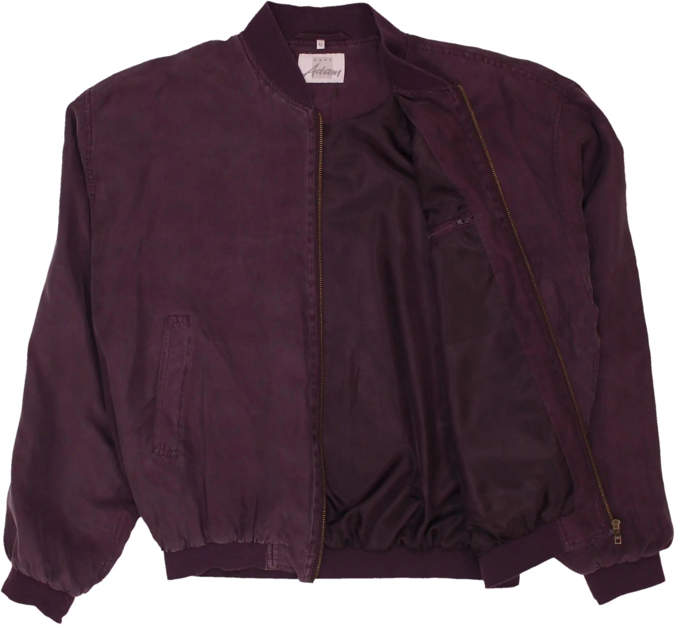 Mark Adam - 90s Silk Bomber Jacket- ThriftTale.com - Vintage and second handclothing