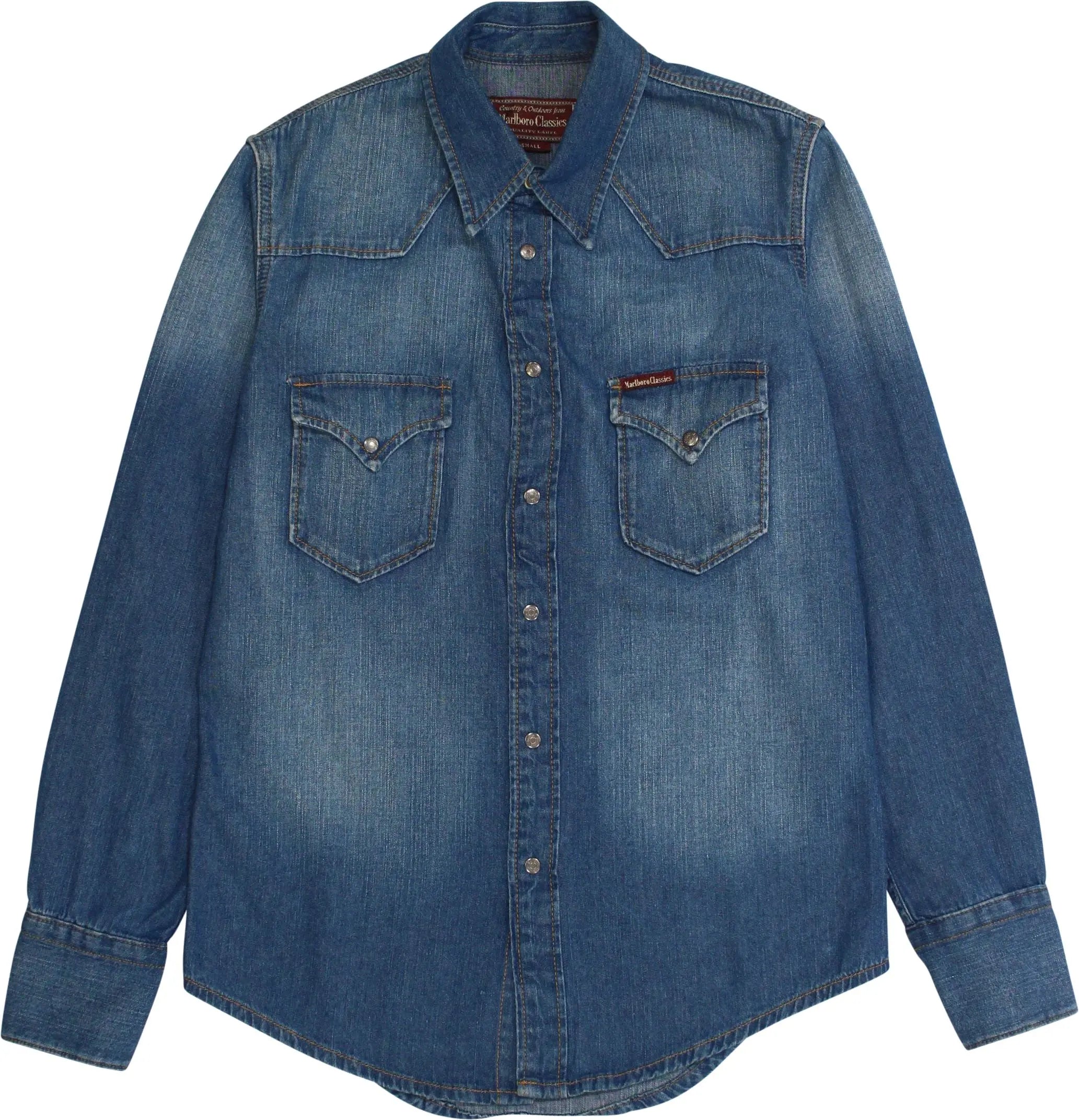 Long Sleeve Denim Shirt by Marlboro Classics